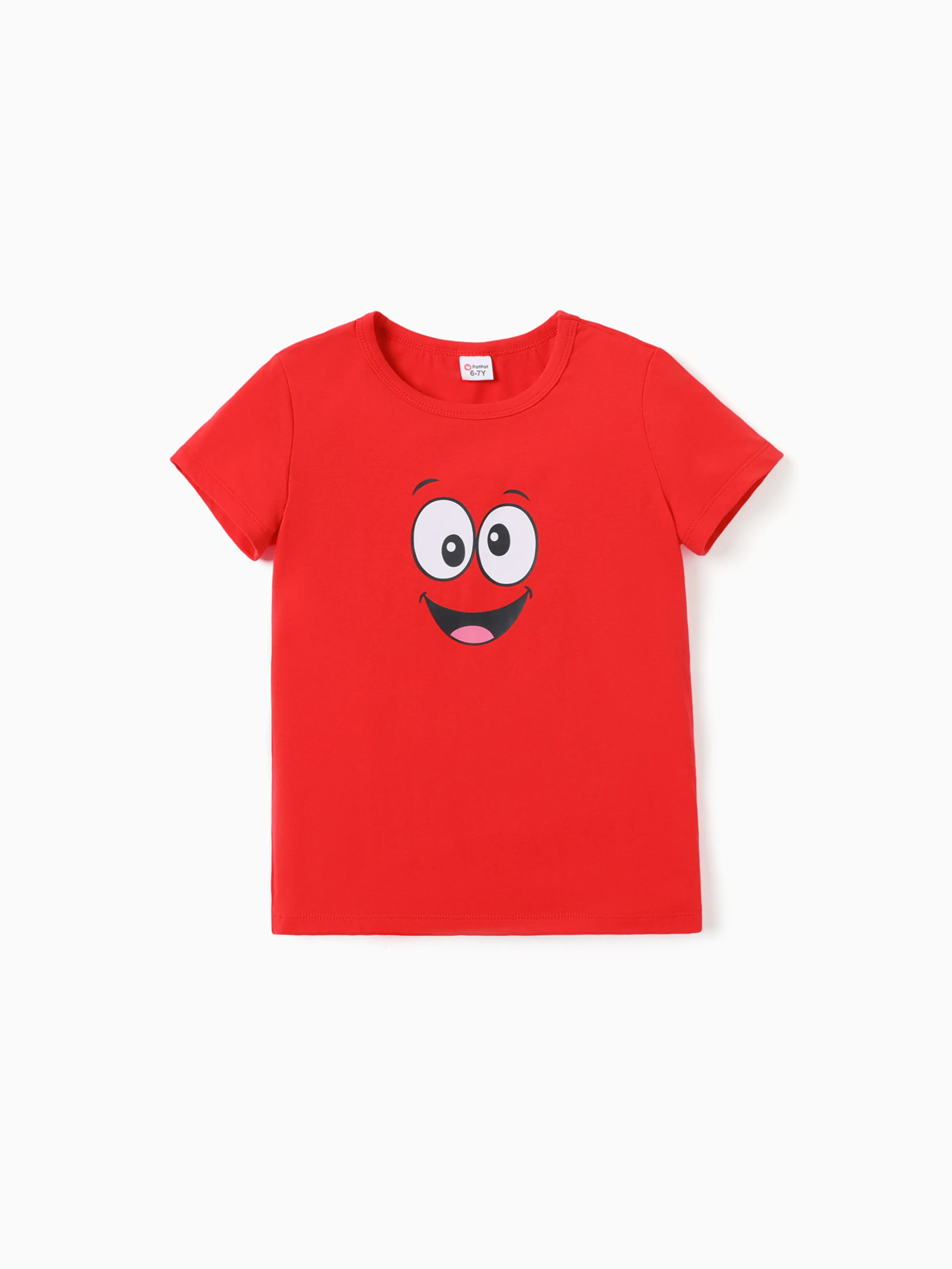 Kid Girl/Boy Graphic Short-sleeve Cotton Tee