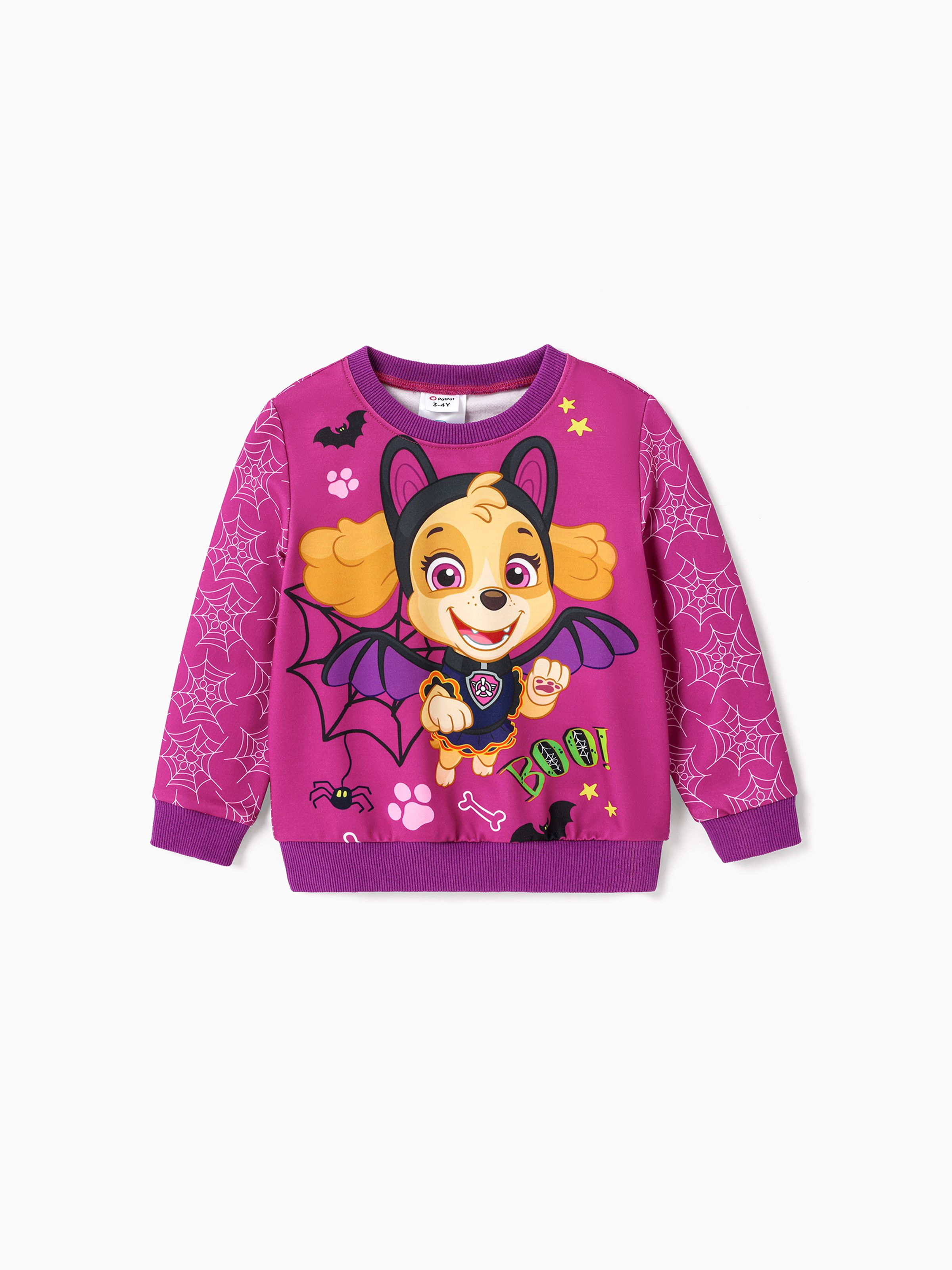 

PAW Patrol Halloween Toddler Girl/Boy Character Print Long-sleeve Pullover Sweatshirt