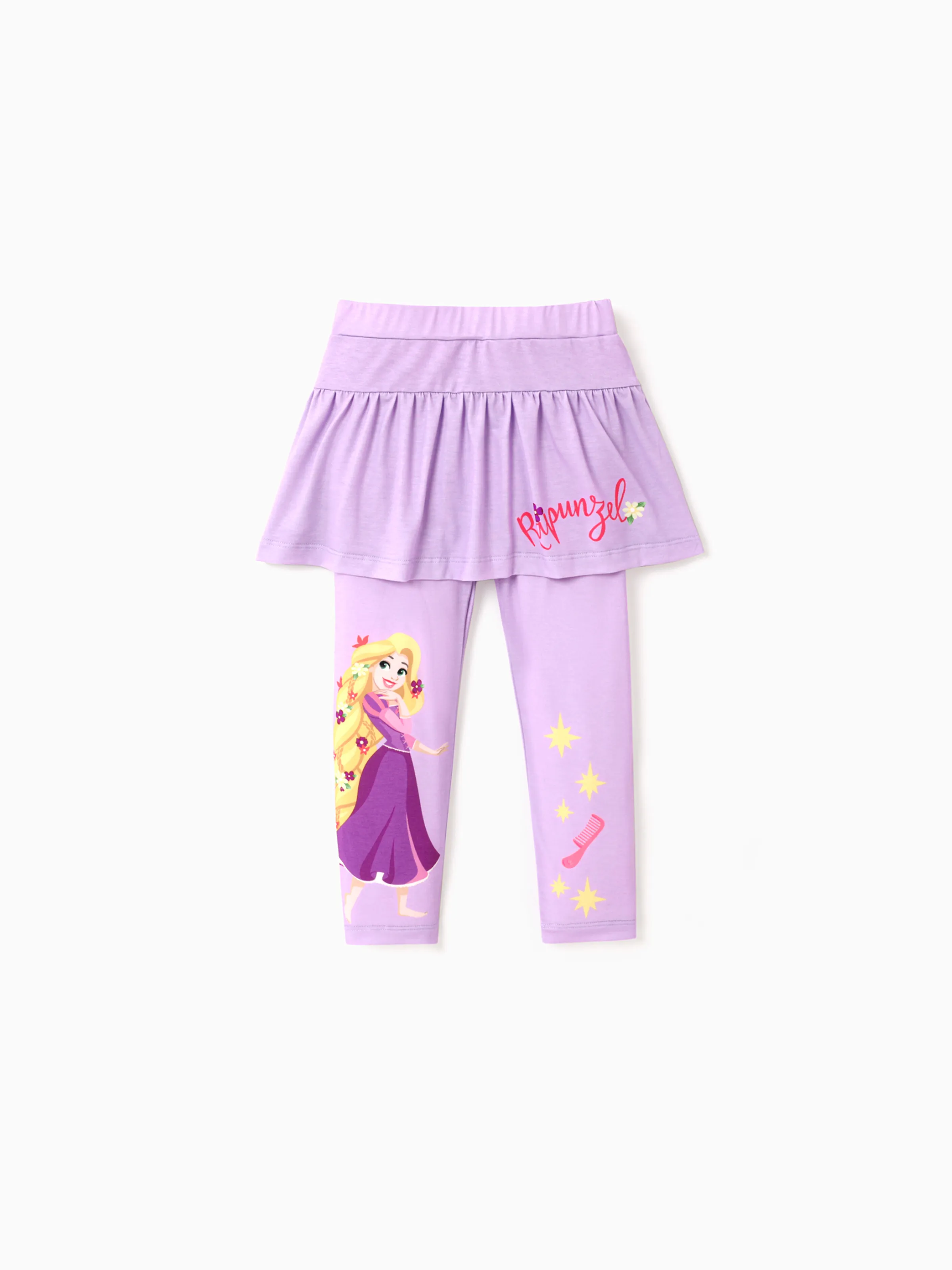 

Disney Princess Toddler Girl Naia™ Character Print Ruffle Overlay 2 In 1 Leggings