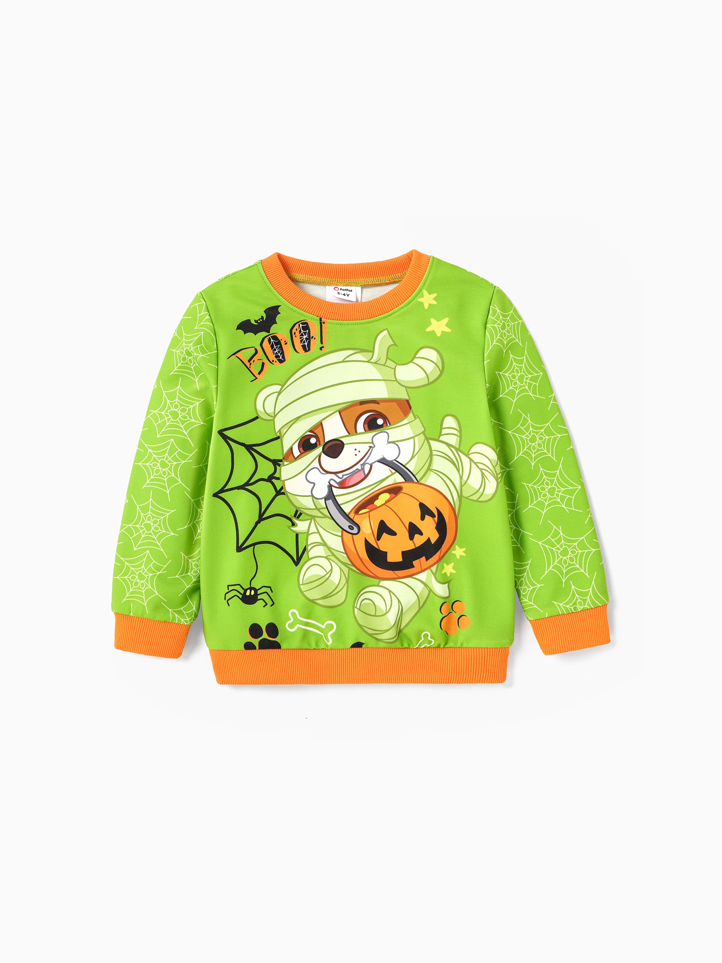 

PAW Patrol Halloween Toddler Girl/Boy Character Print Long-sleeve Pullover Sweatshirt