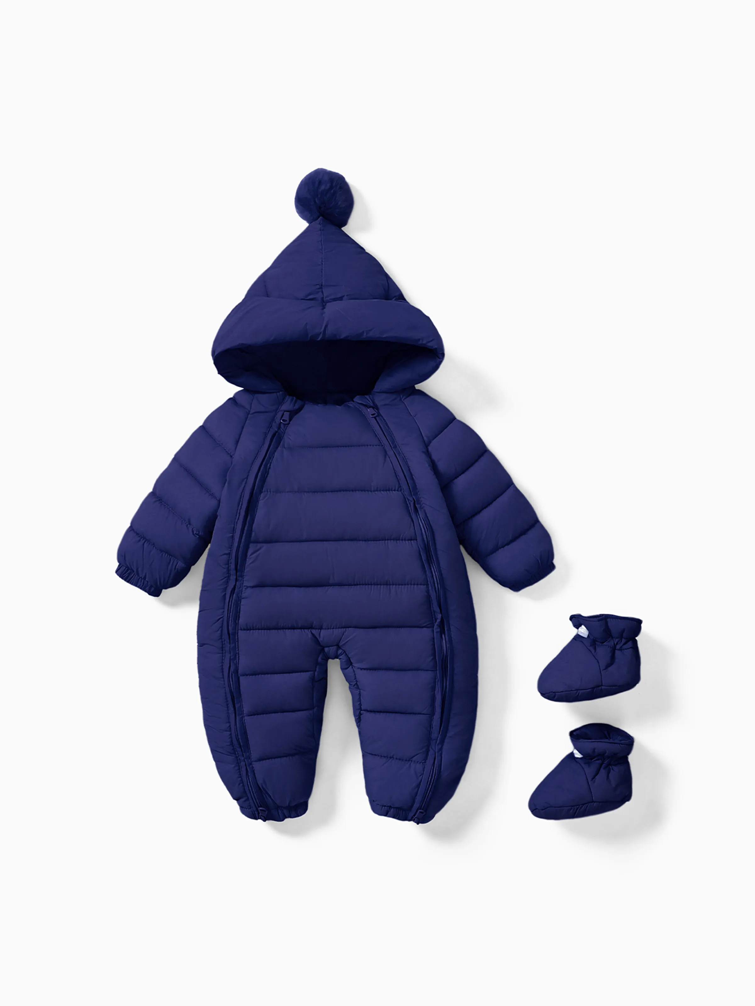 

Baby Boy/Girl Childlike Christmas Hooded 1pcs Jumpsuit /2pcs Jumpsuit and Shoes Set