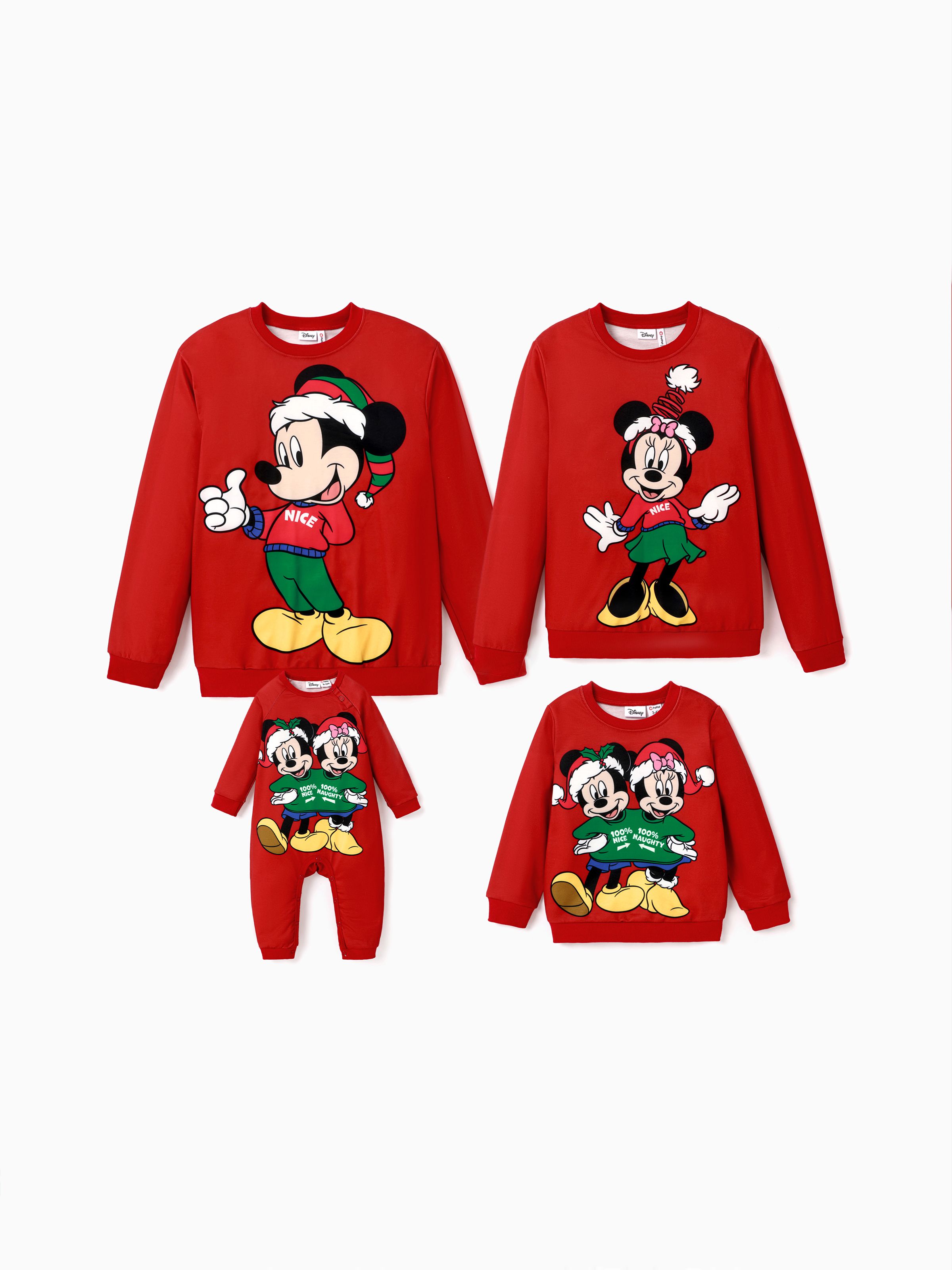 Disney Mickey and Friends 全家裝 聖誕節 長袖 親子裝 上衣
