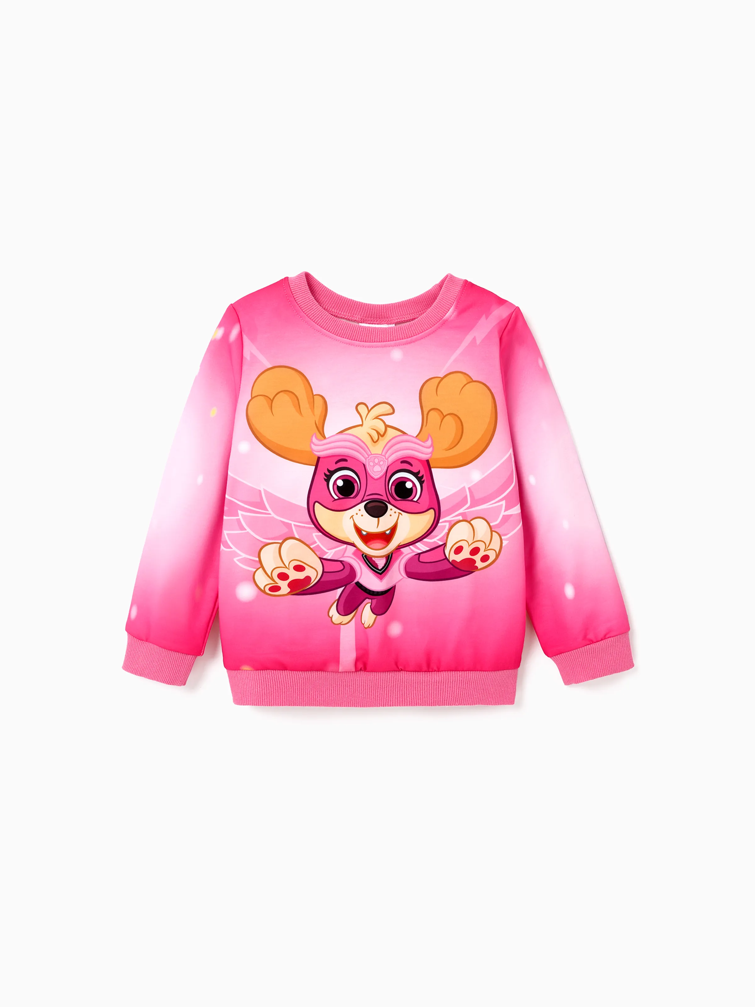 

PAW Patrol Toddler Girl/Boy Chase/Marshall/Skye Character Print Pattern Long-sleeve Sweatshirt