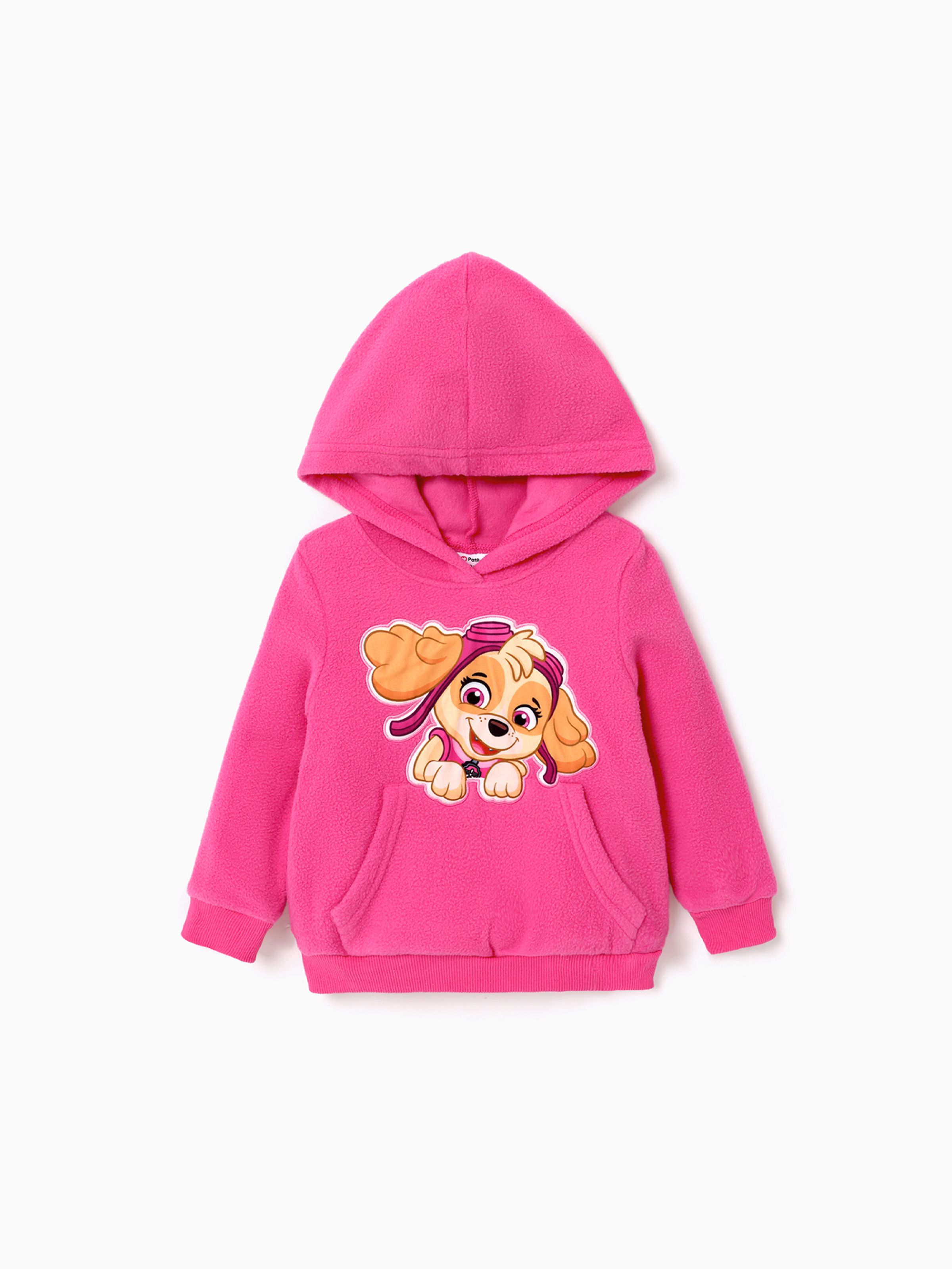 

PAW Patrol Toddler Boy/Girl Skye Chase Rubble Marshall Fleece Long-sleeve Hooded Sweatshirt