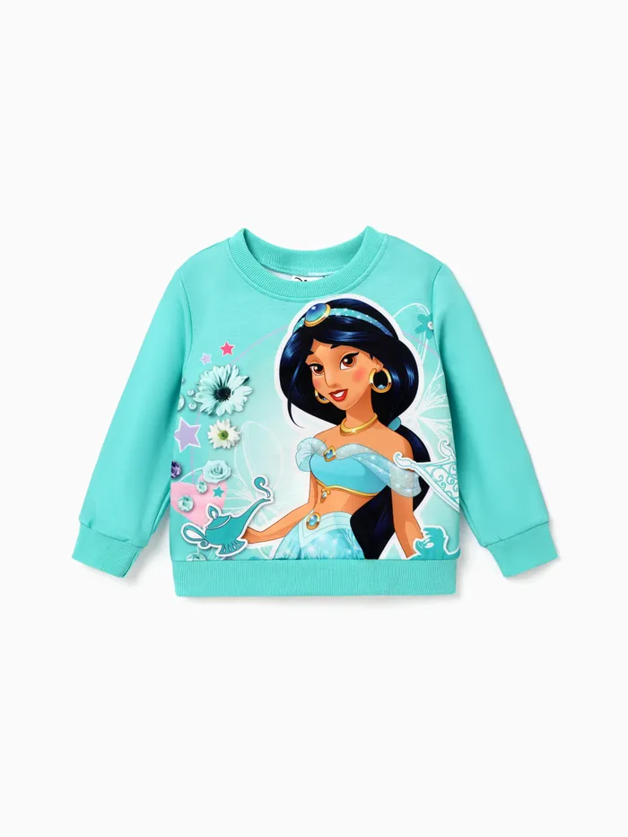 Disney Princess Toddler Girl Character Print Long-sleeve Sweatshirt 
