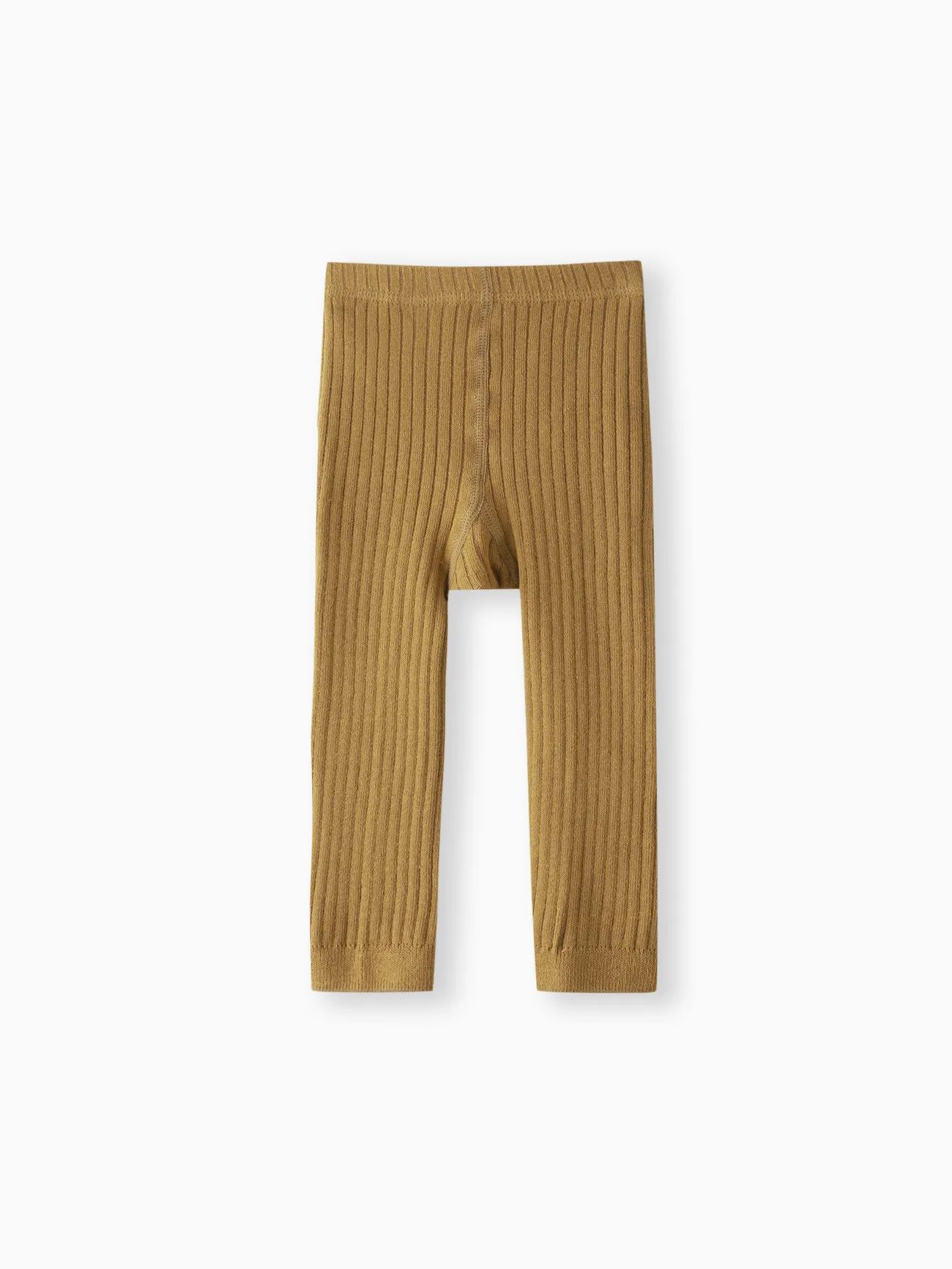 Baby Multi Color Solid Ribbed Tights Leggings