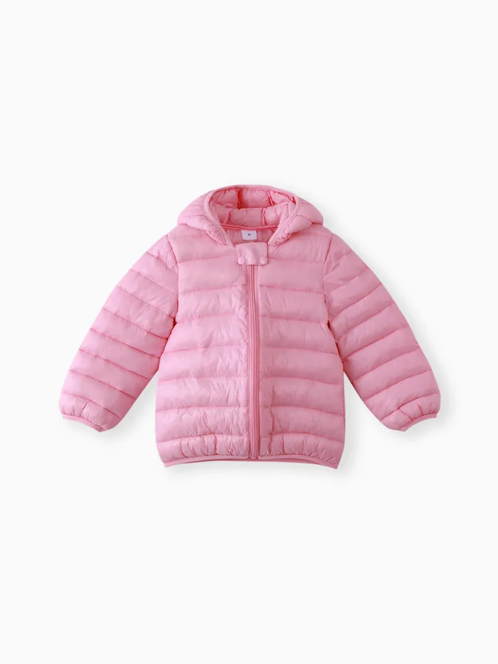 Baby / Toddler 3D Ear Design Hooded Quilted Puffer Jacket