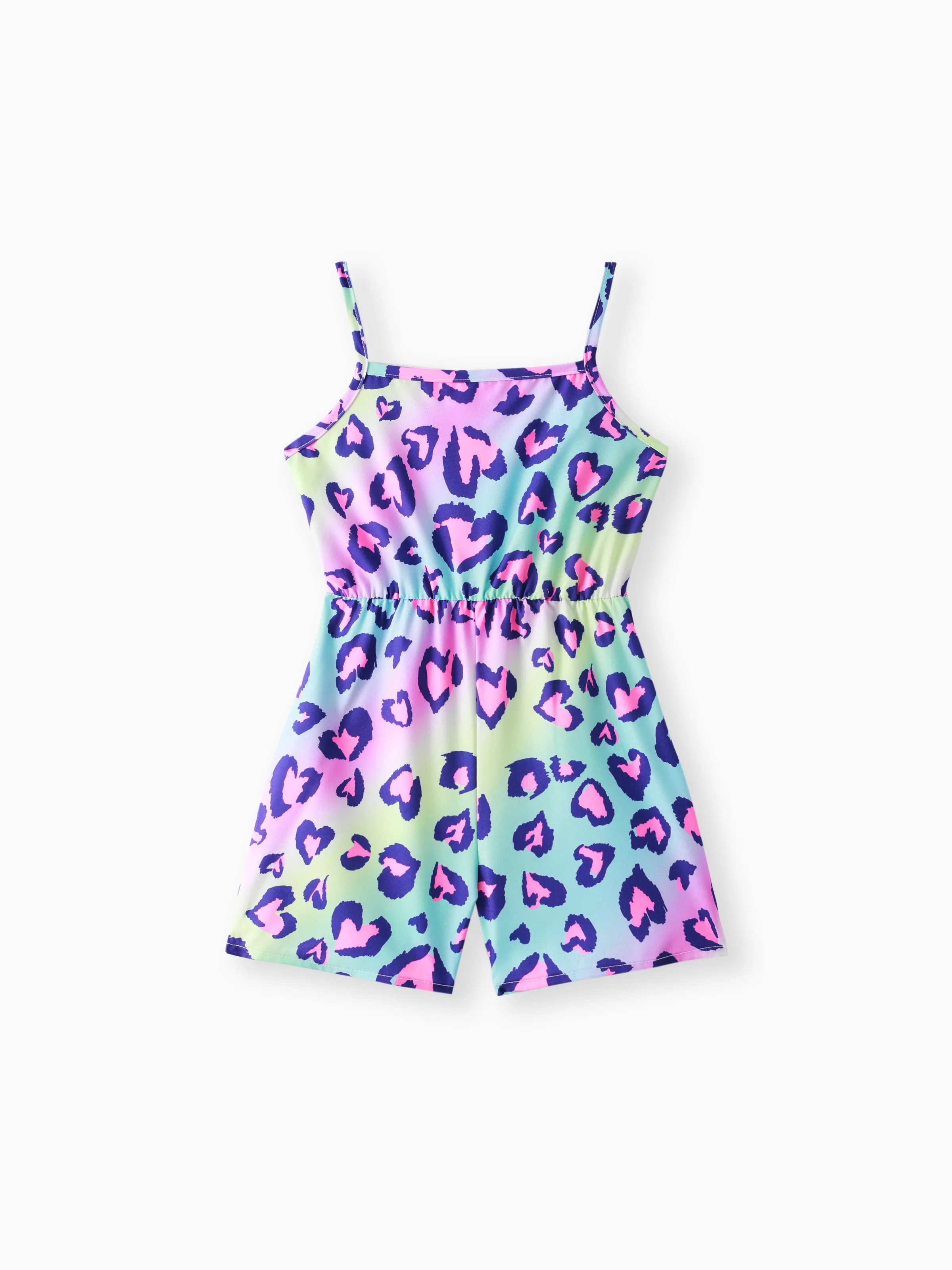 Toddler Girl Allover Leopard Print Slip Romper