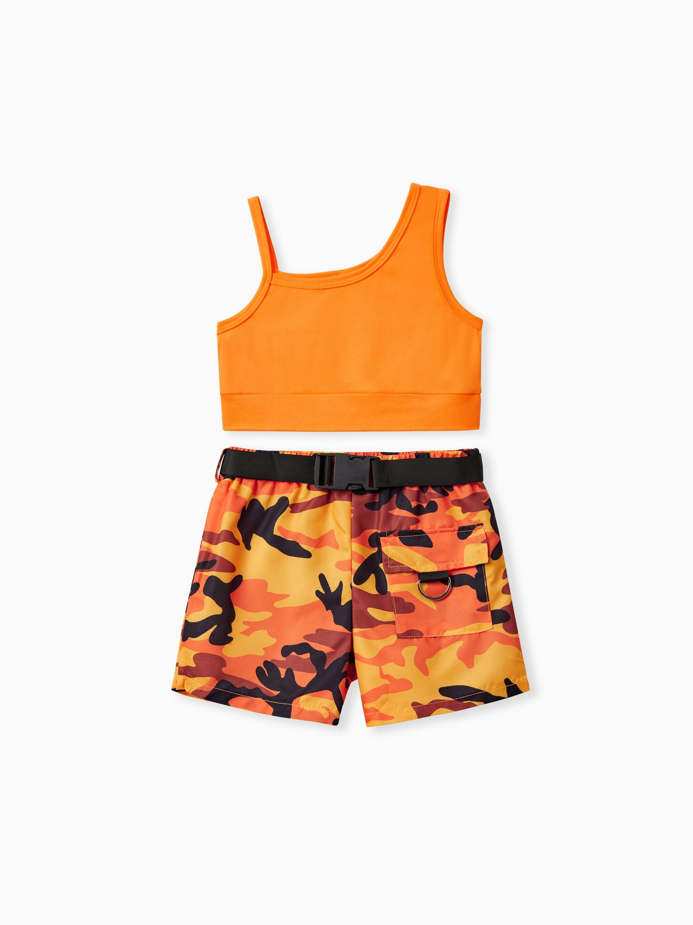 Camouflage Patch Pocket 3pcs Suit For Girls In Avant garde Style 100 camouflage-patch-pocket-3pcs-suit-for-girls-in-avant-garde-style-100