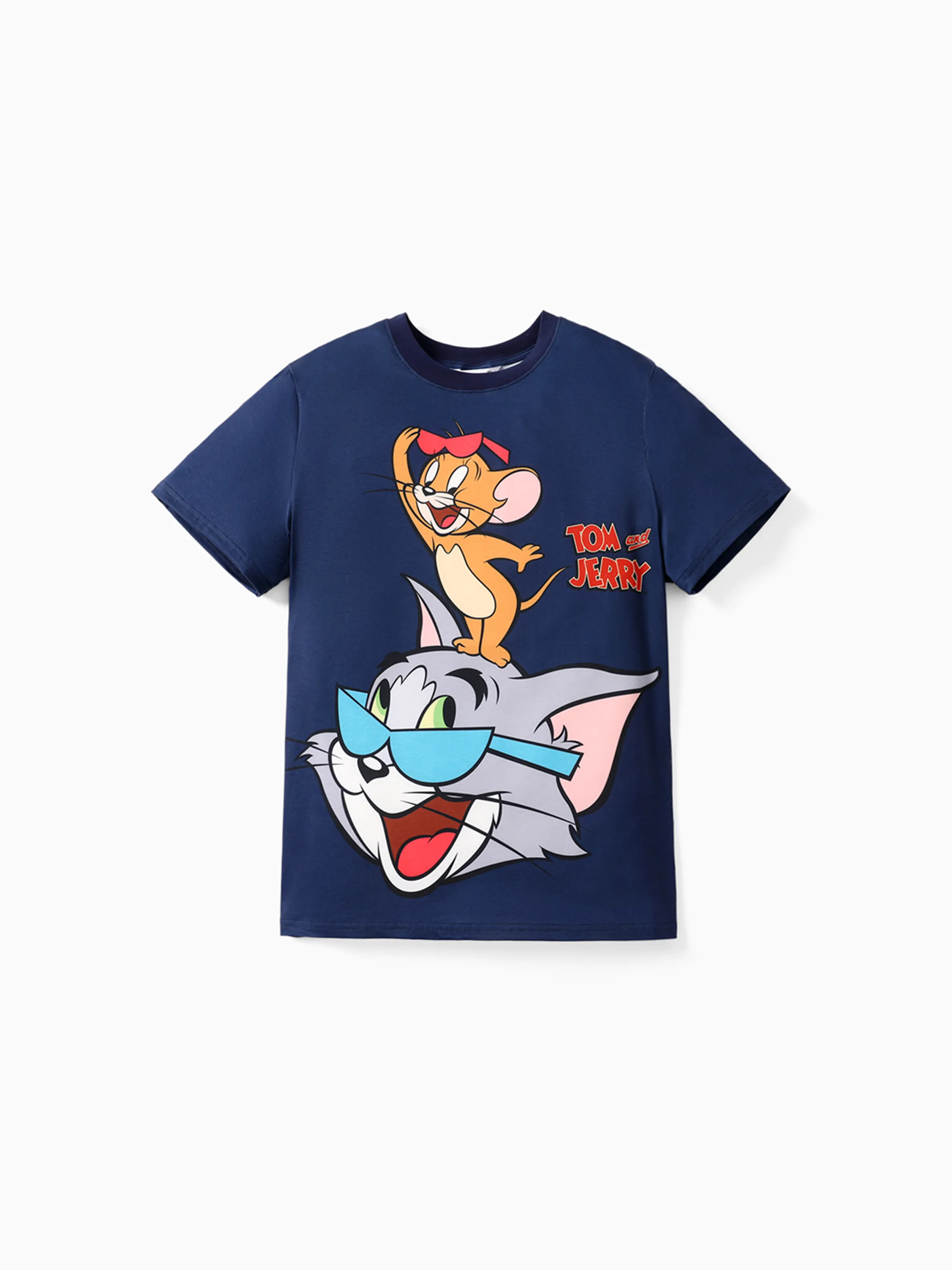 

Tom and Jerry Family Matching Graphic Print Short-sleeve Naia™ Tee