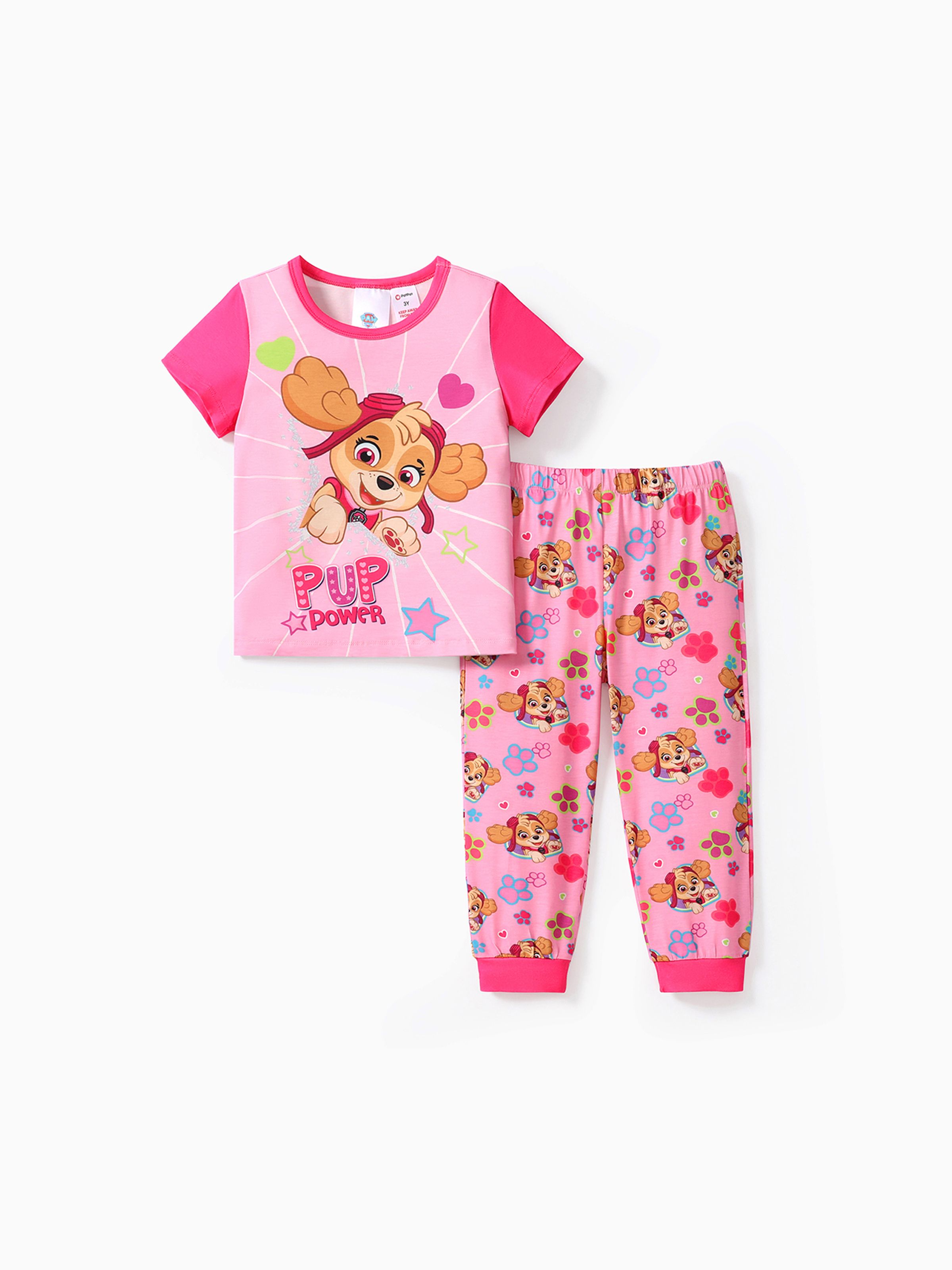 

PAW Patrol Toddler Girl/Boy Short-sleeve Tee and Pants Pajamas Set