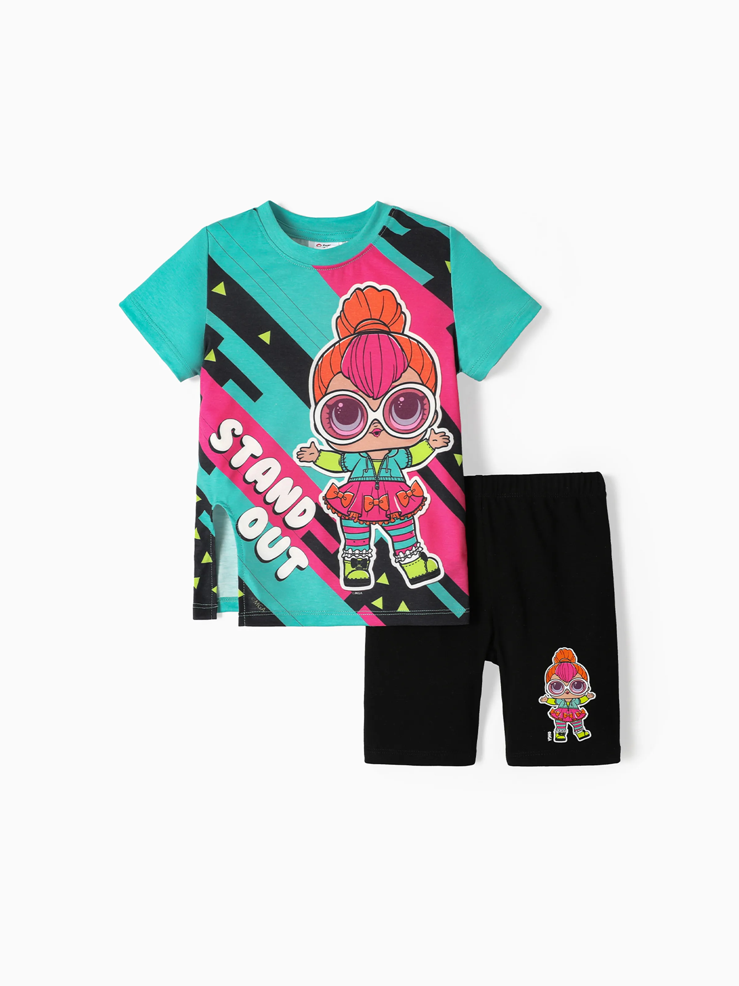 

L.O.L. SURPRISE! Toddler/Kid Girl/Boy Character Print Tee and Cotton Shorts Set