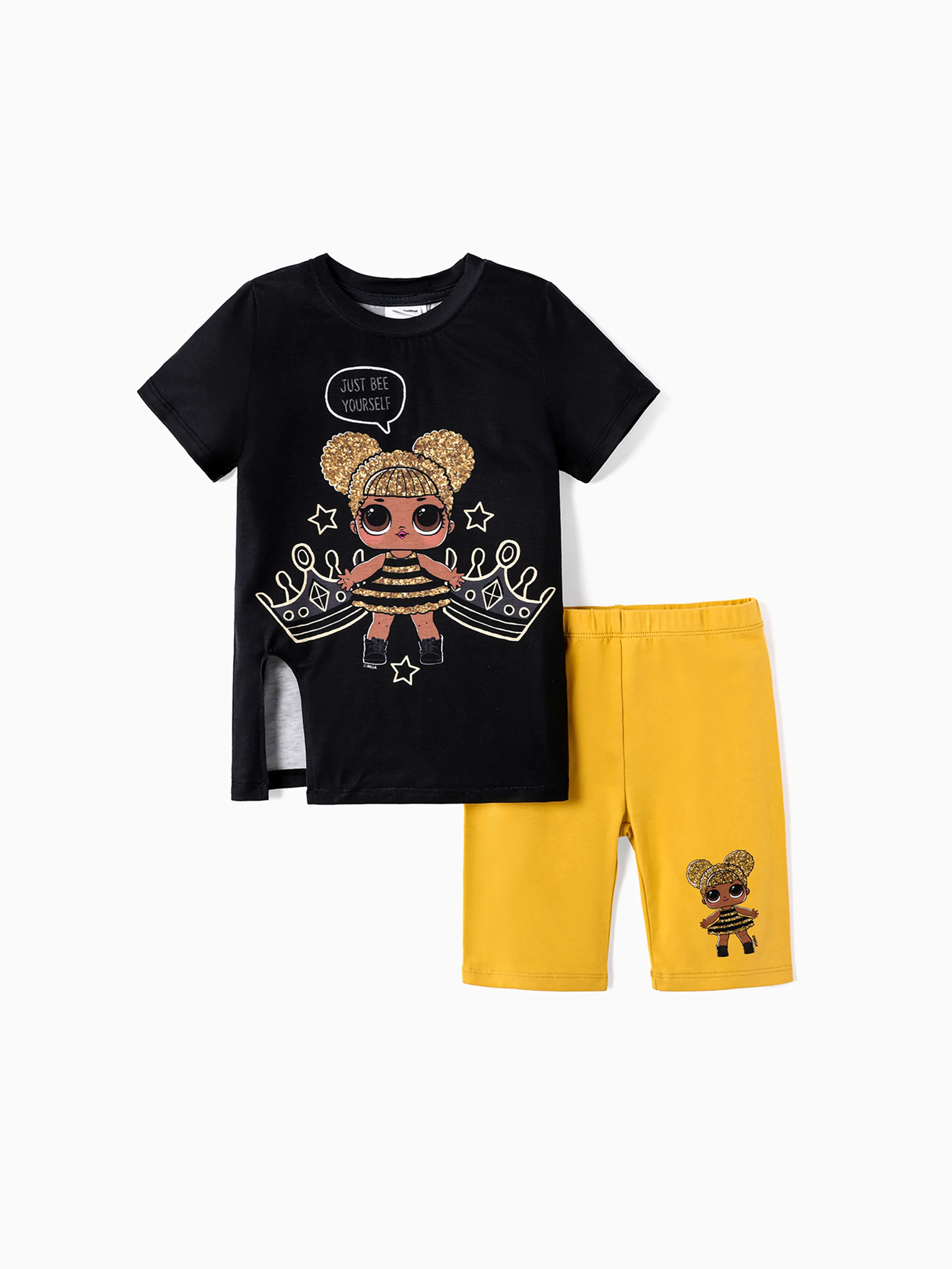 

L.O.L. SURPRISE! Toddler/Kid Girl/Boy Character Print Tee and Cotton Shorts Set