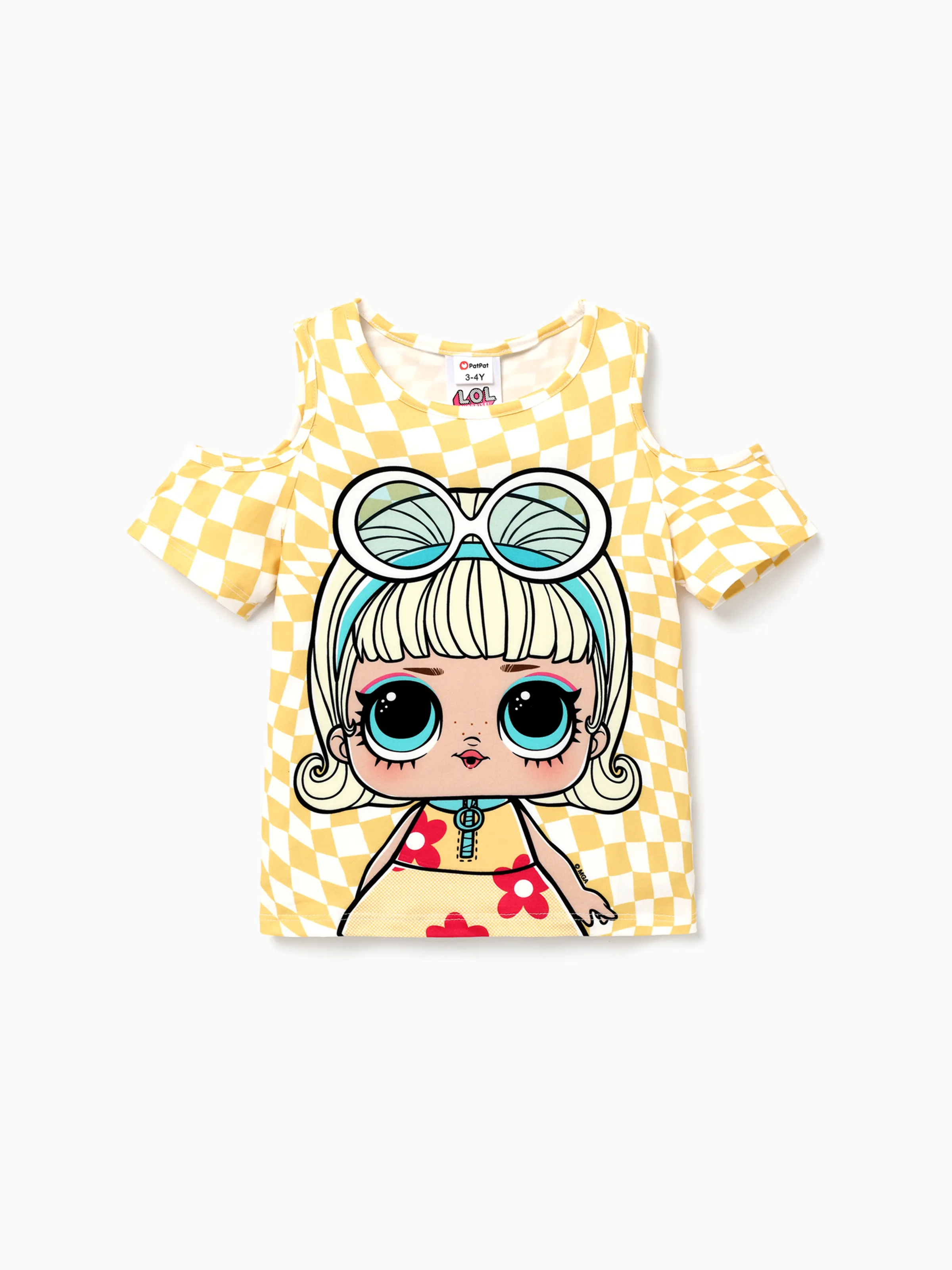 

LOL Surprise 1pc Toddler/Kids Girls Character Print Off-Shoulder T-shirt