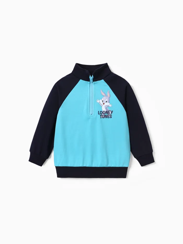 Looney Tunes Toddler Boy/Girl Zipper Stand Collar Sweatshirt