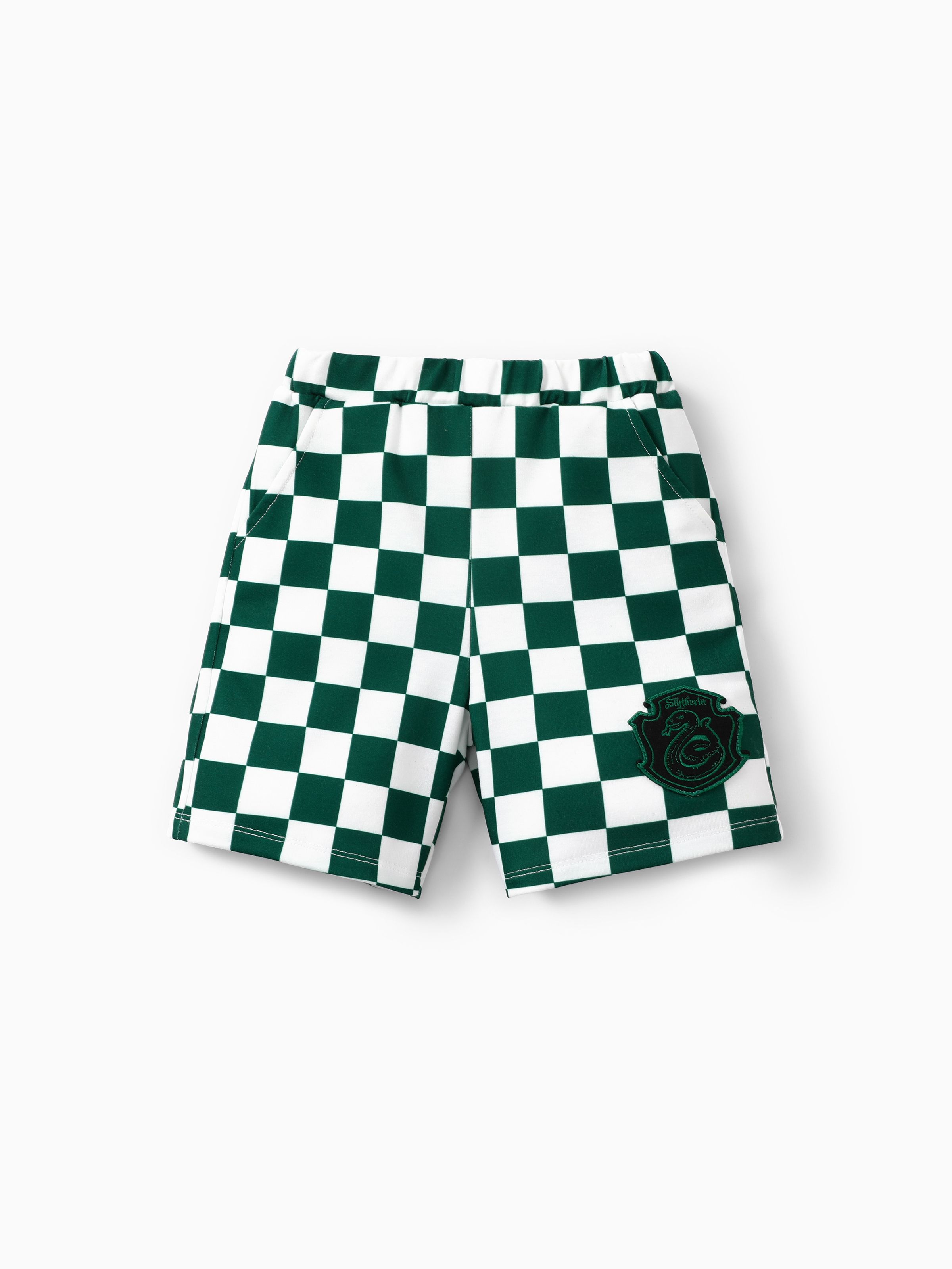 

Harry Potter Toddler/Kid Boy Chess Grid pattern Preppy style Shorts