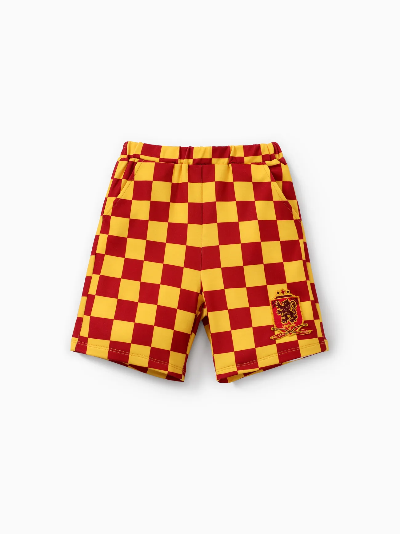 

Harry Potter Toddler/Kid Boy Chess Grid pattern Preppy style Shorts