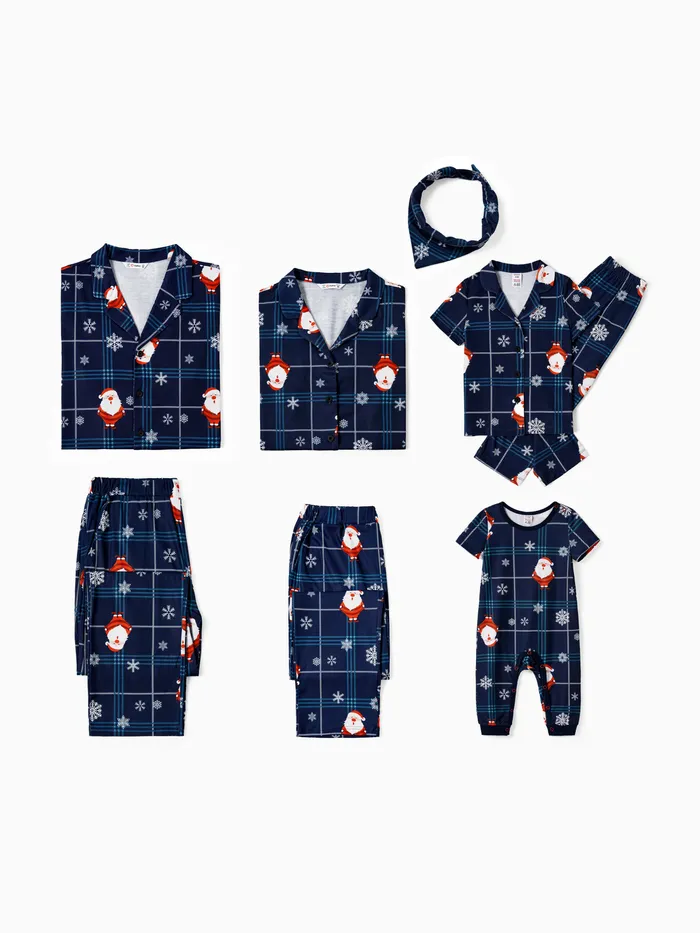Christmas Family Matching Pajamas - Casual Christmas Pattern, Medium Thickness, Flame Resistant