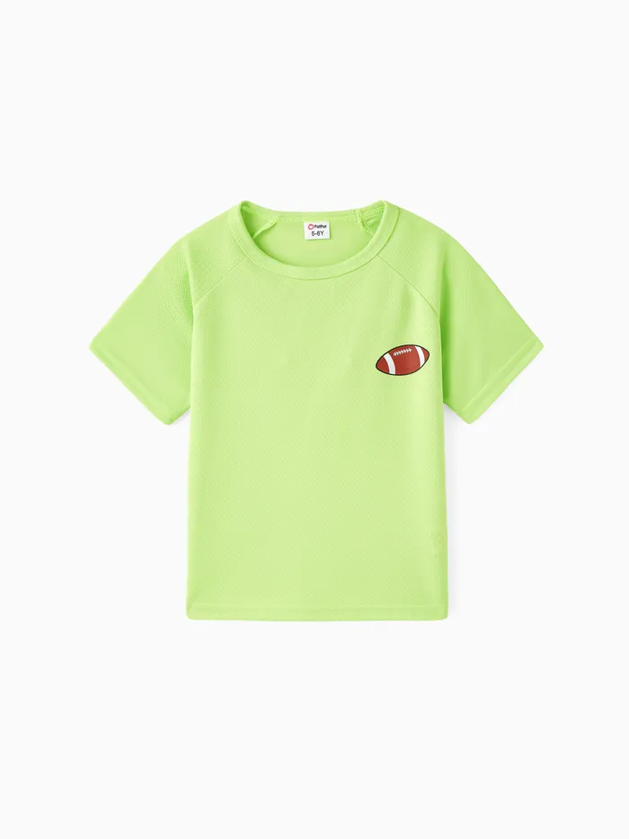 Camiseta deportiva de malla de secado rápido para niño - Top sin mangas de poliéster y spandex sólido
