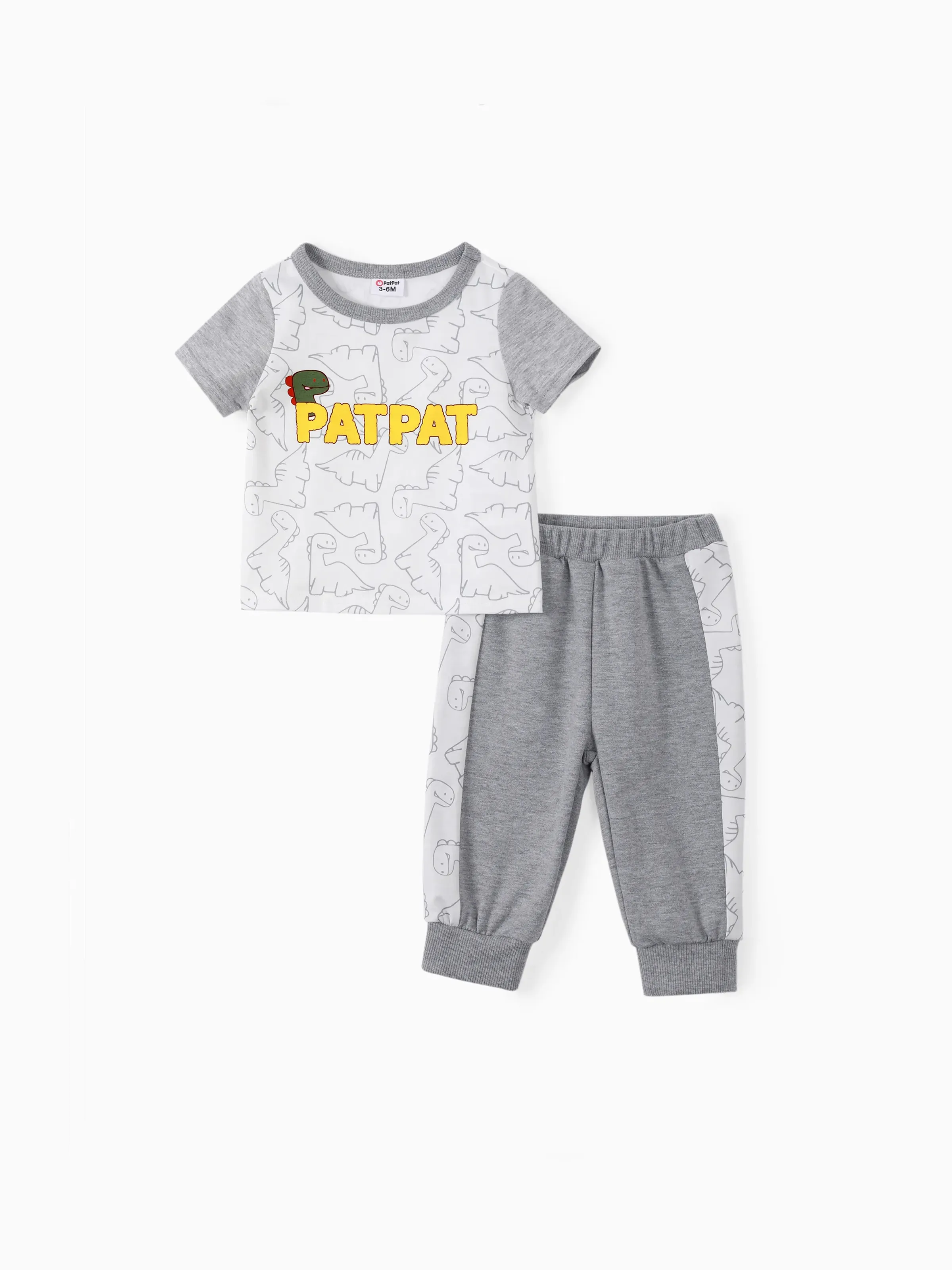 Baby Boy/Girl Letter Print Tee and Pants Set