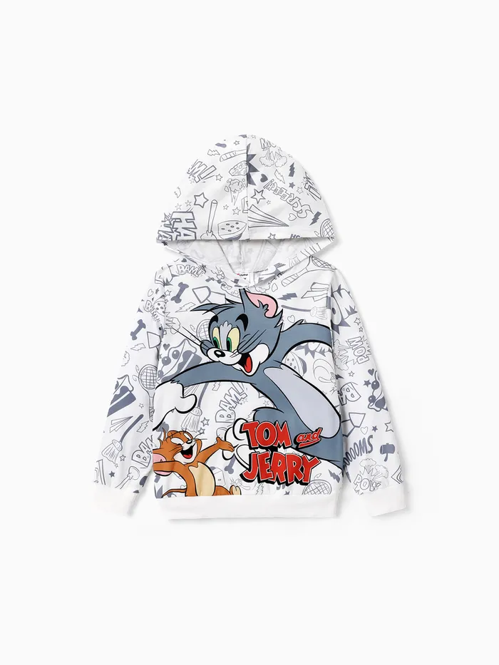 Tom and Jerry Kinder Jungen Mit Kapuze Figur Mit Kapuze Sweatshirts