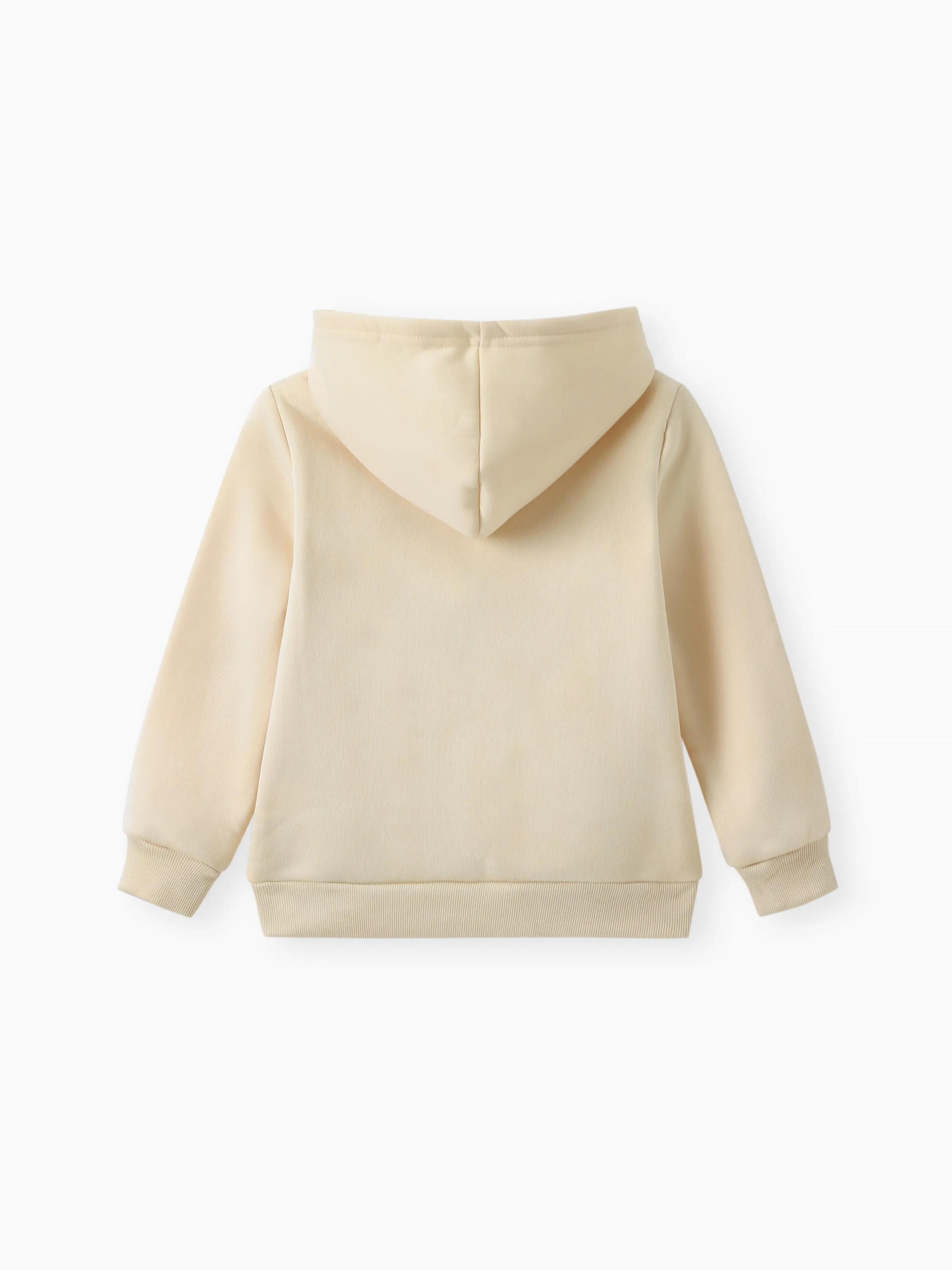 Chicos Unisex Costura de tela Color liso Jerséi Sudadera Caqui