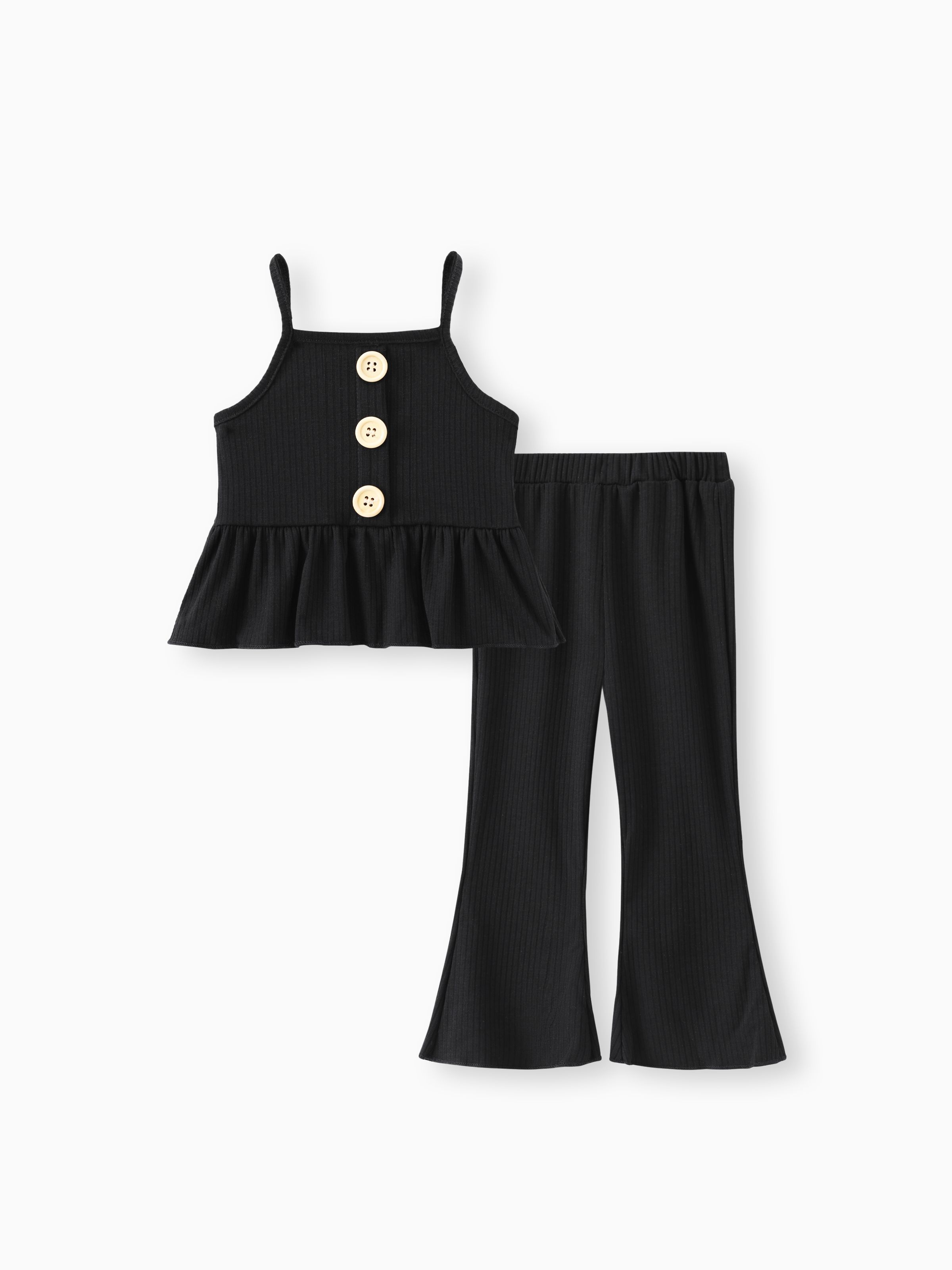 solid peplum top