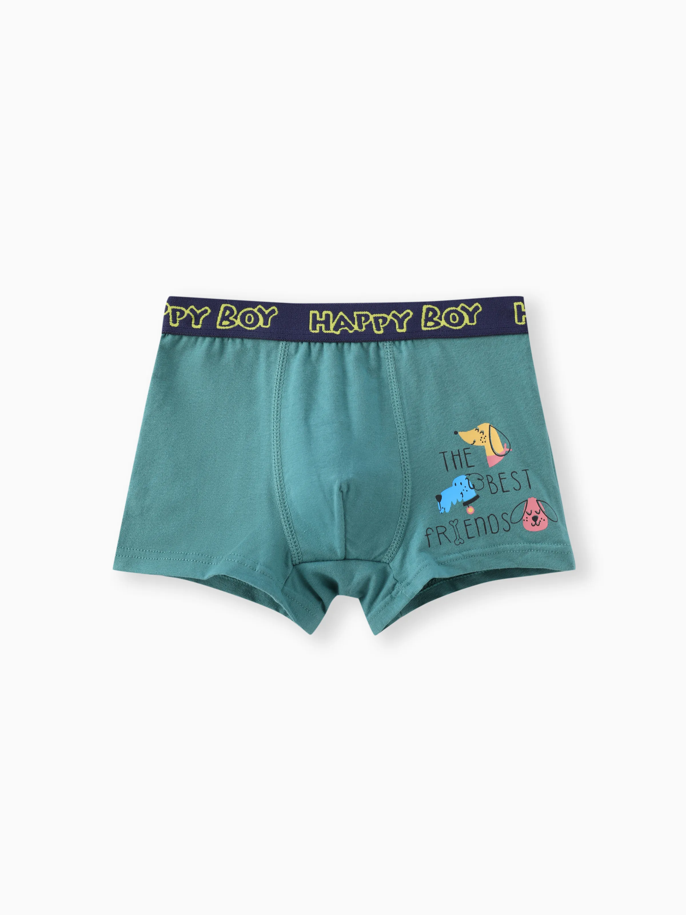 

Childlike Dinosaur Boy's Cotton Underwear Set