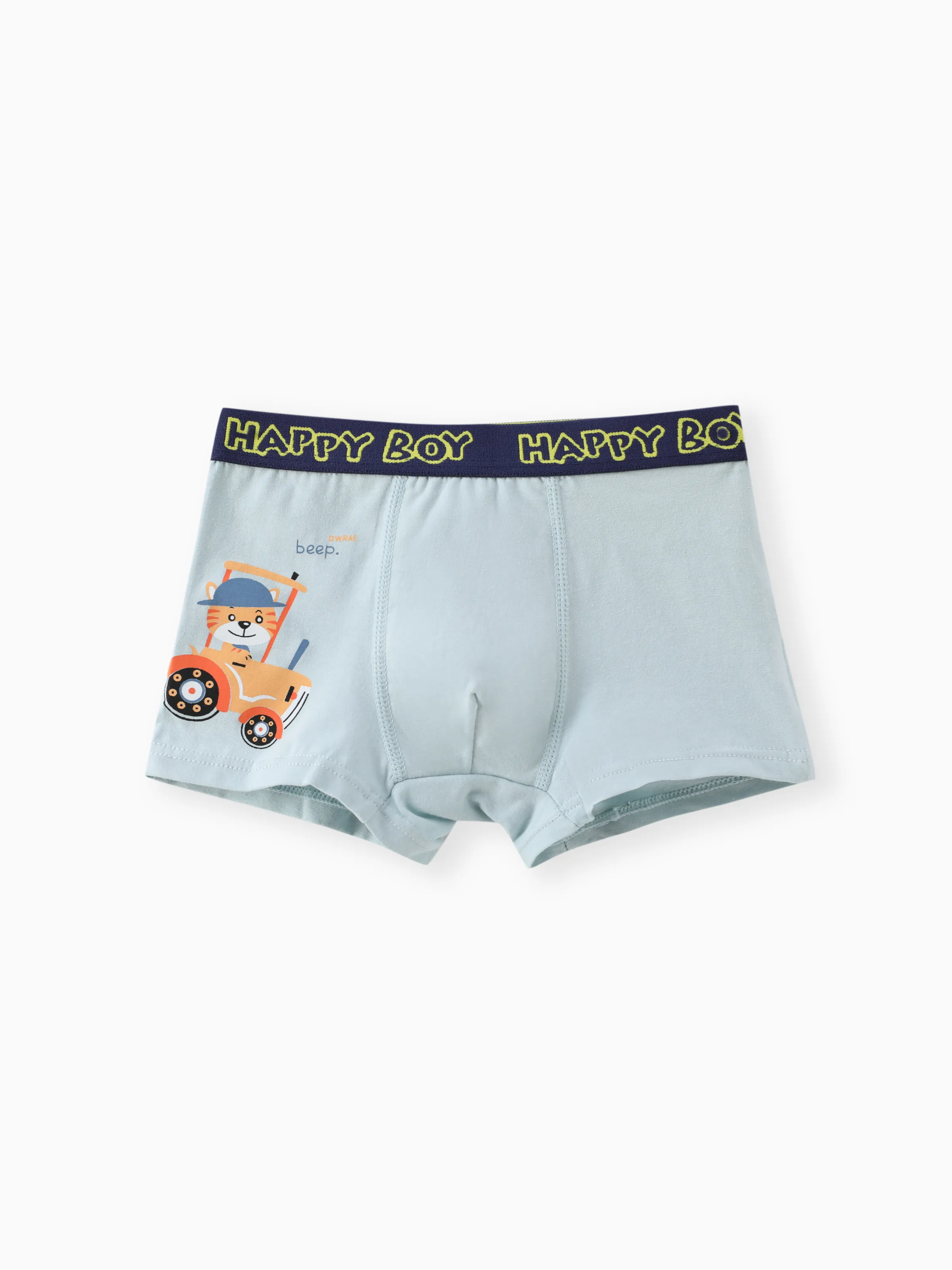 

Childlike Dinosaur Boy's Cotton Underwear Set