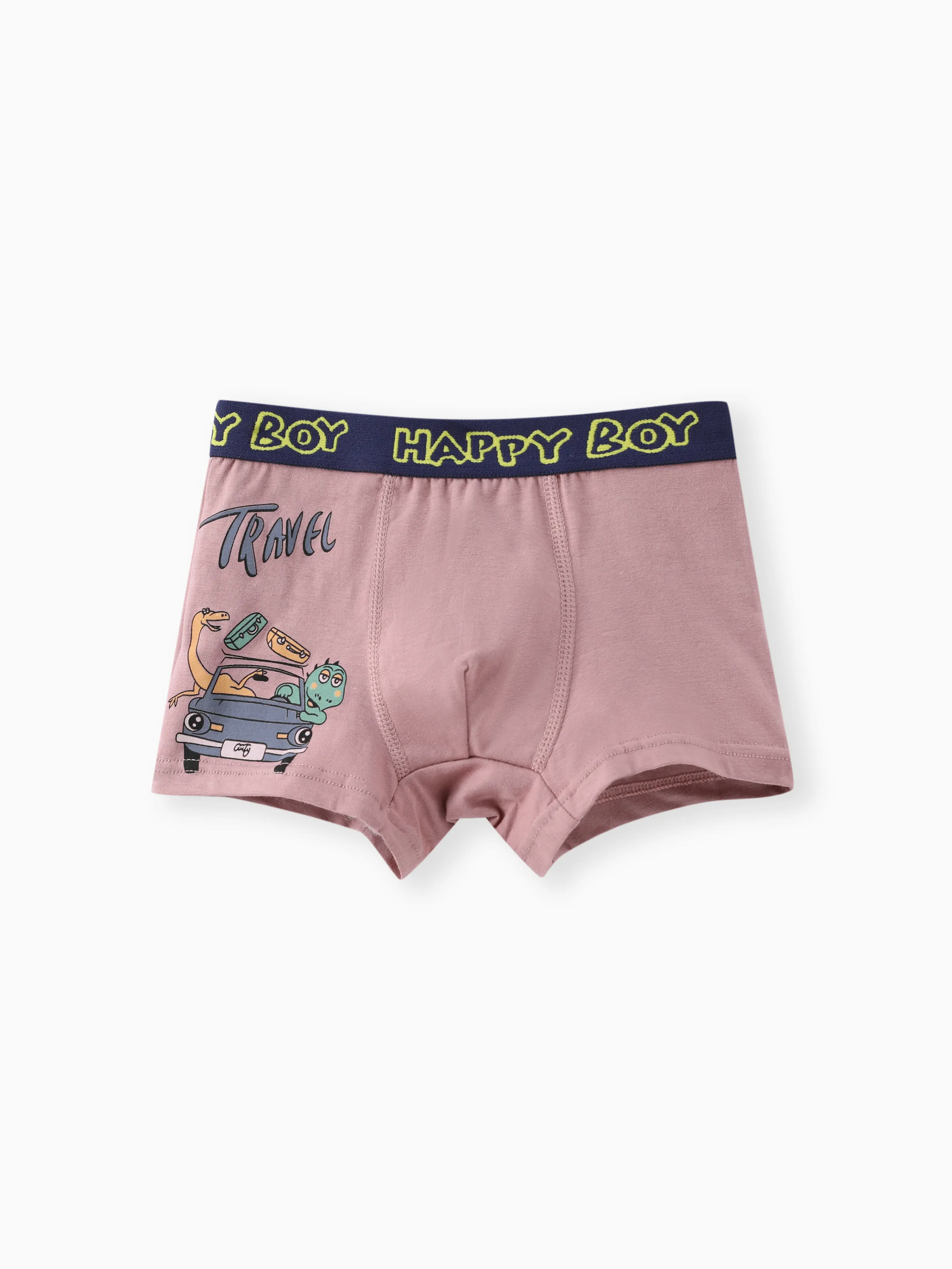 

Childlike Dinosaur Boy's Cotton Underwear Set