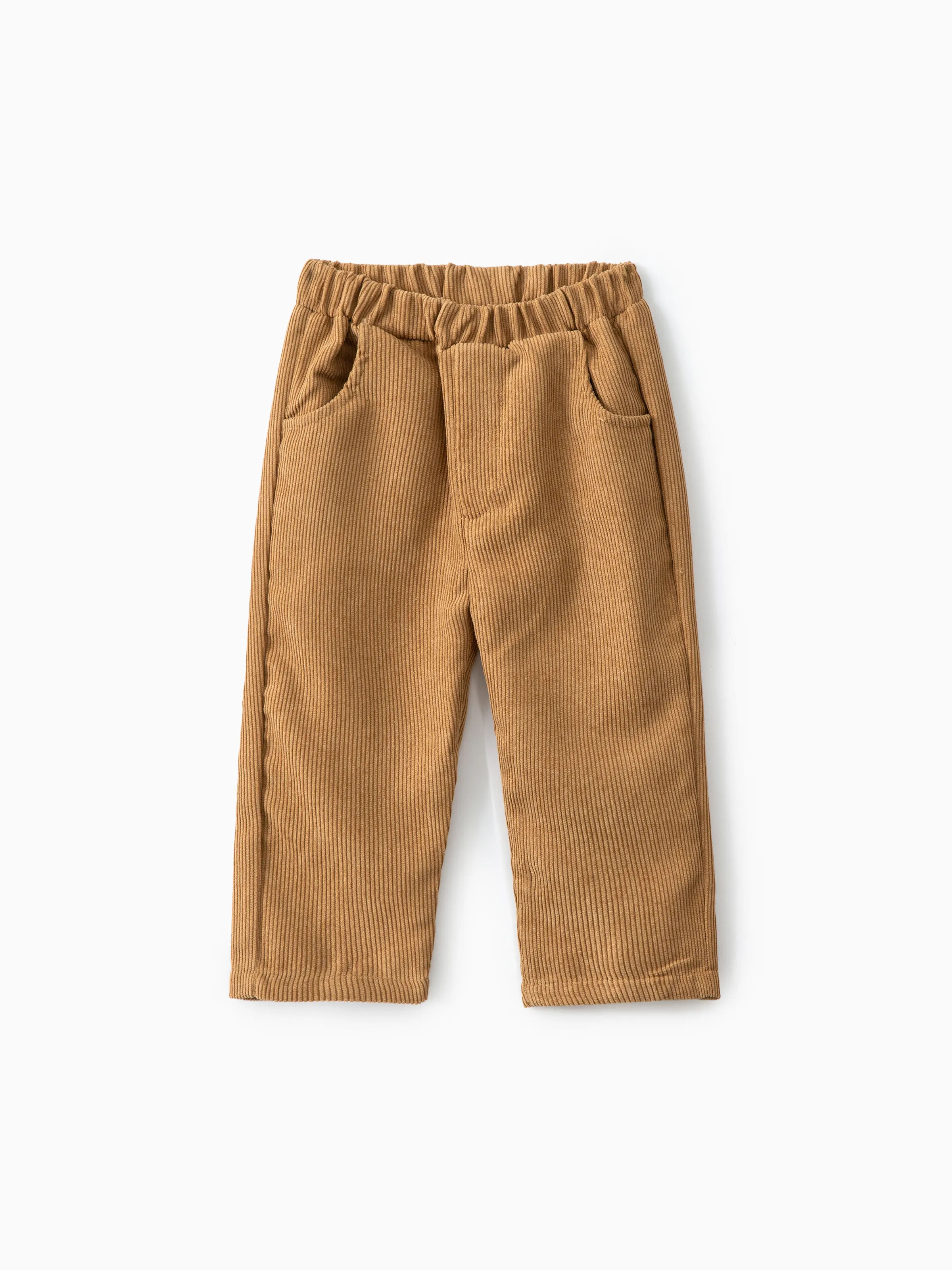 

Baby Boy Solid Corduroy Straight Fit Pants