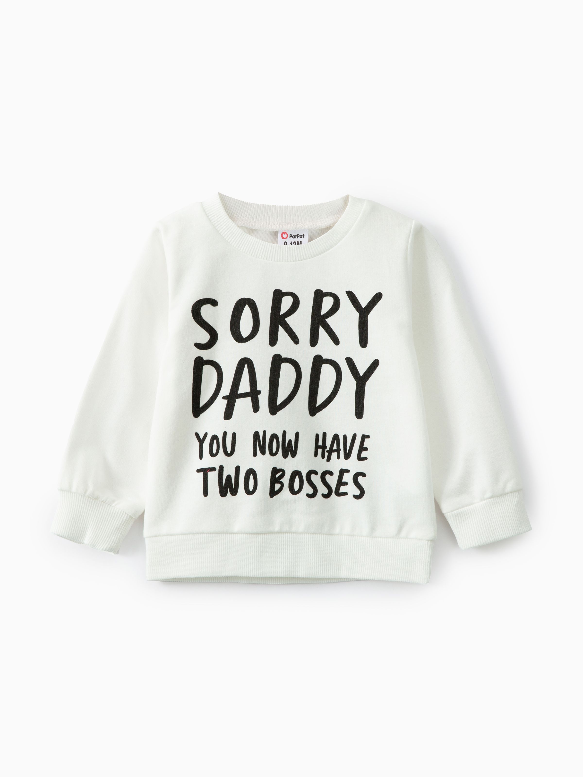 Baby Boy Letter Print Sweatshirt Only $10.99 PatPat US Mobile