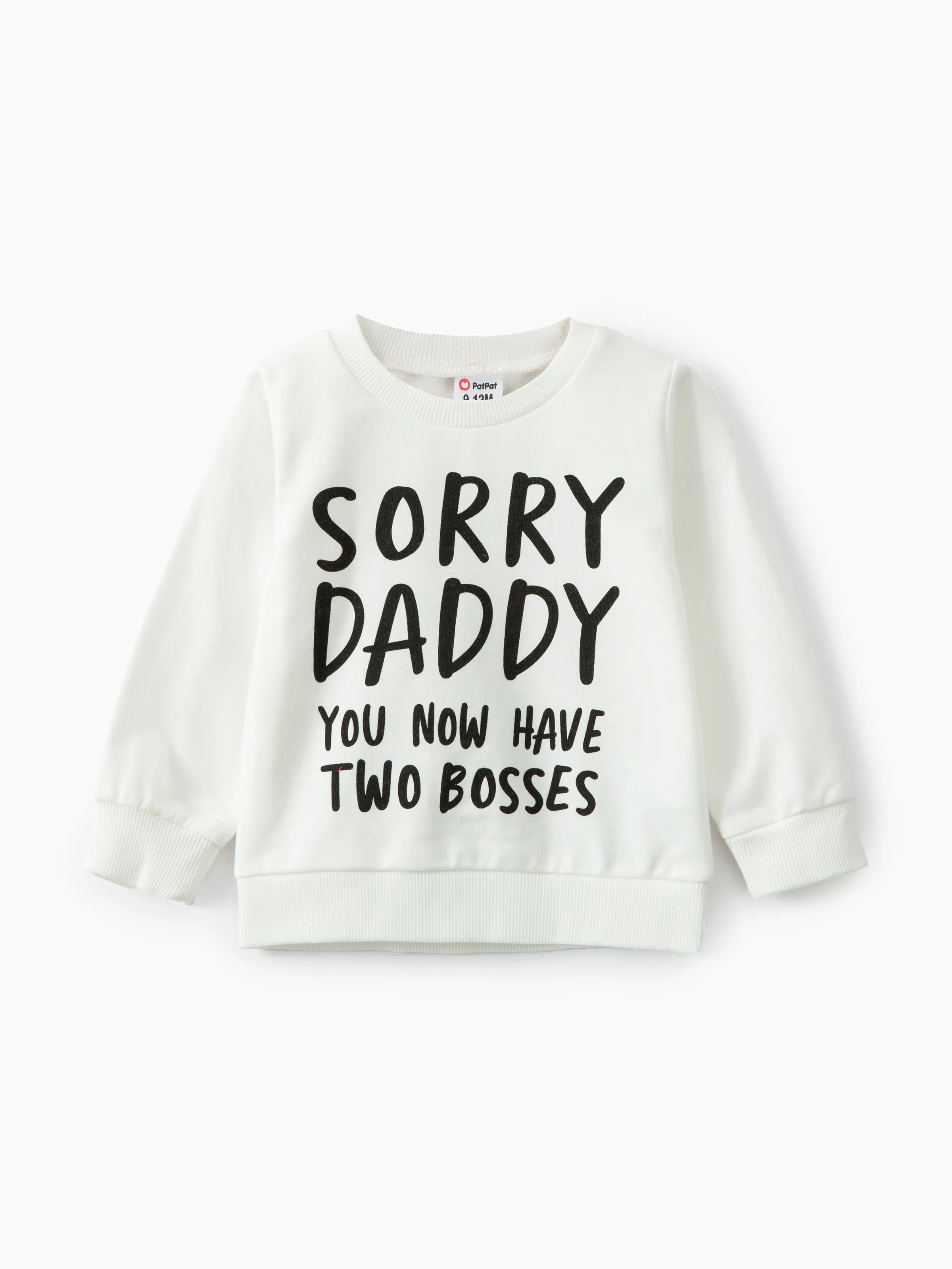 Baby Boy Sweatshirt Mit Buchstabendruck