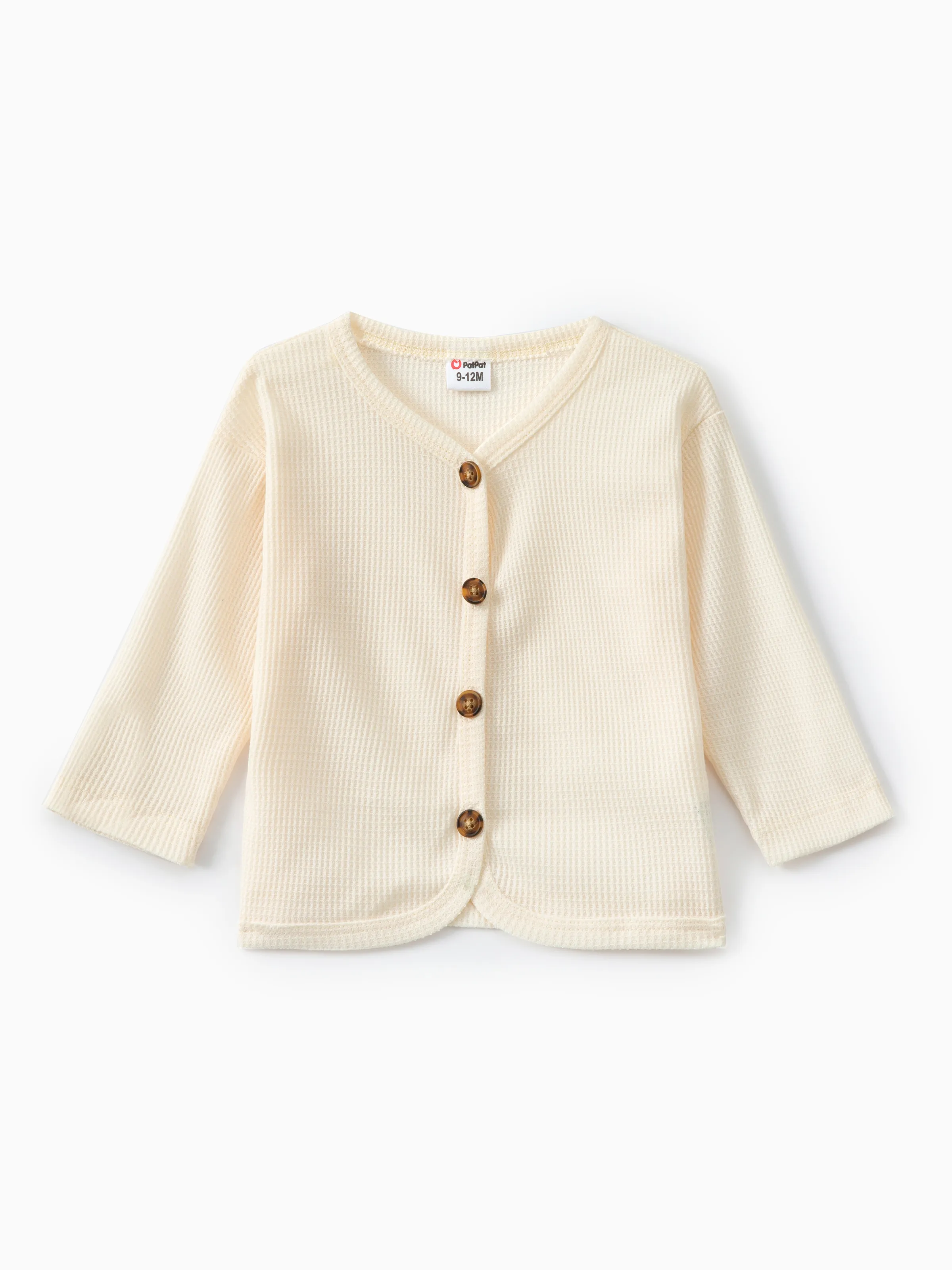 Bébé Unisexe Bouton Décontracté Manches longues Manteau / Veste