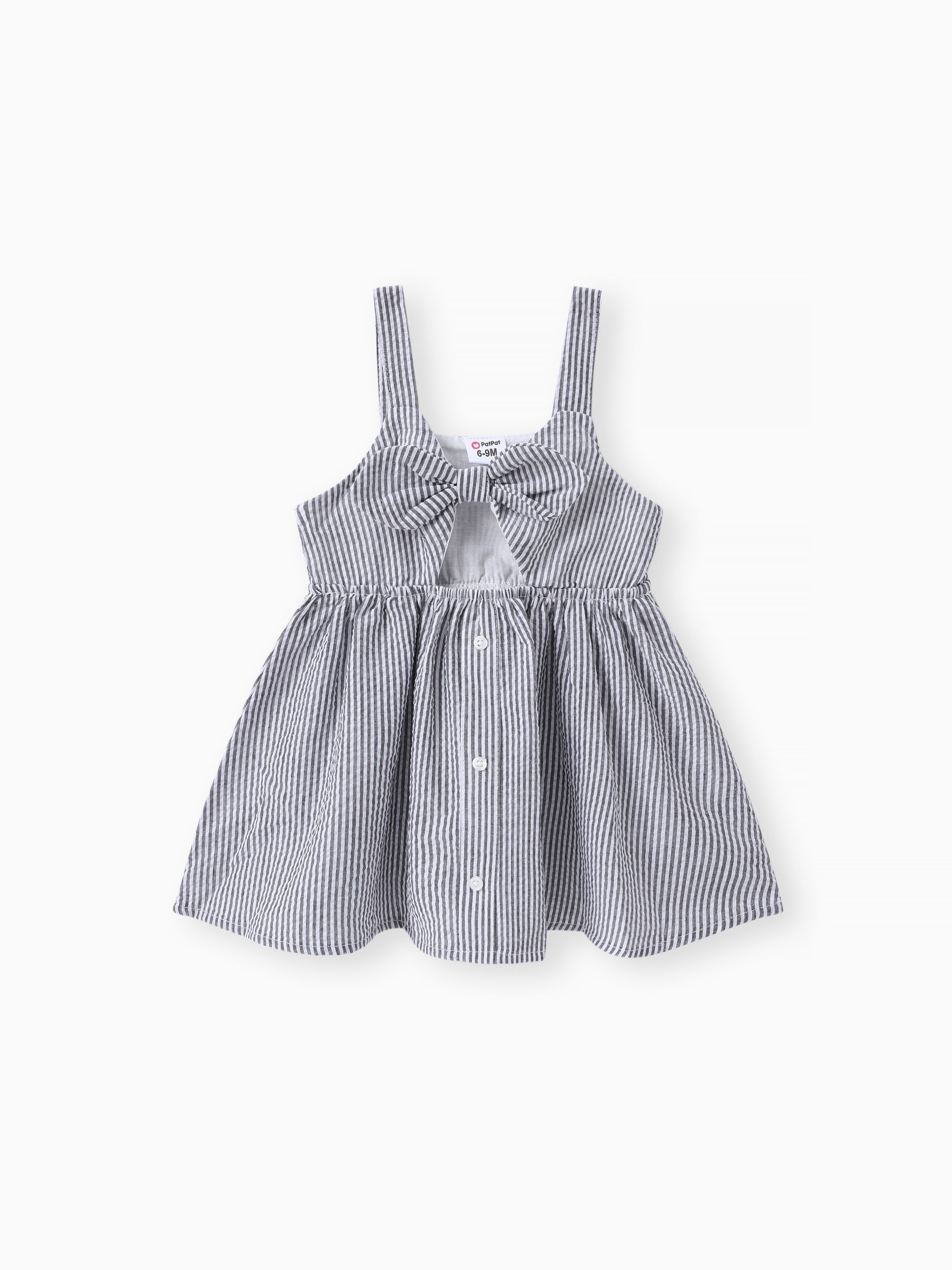 

Baby / Toddler Strappy Striped Dress