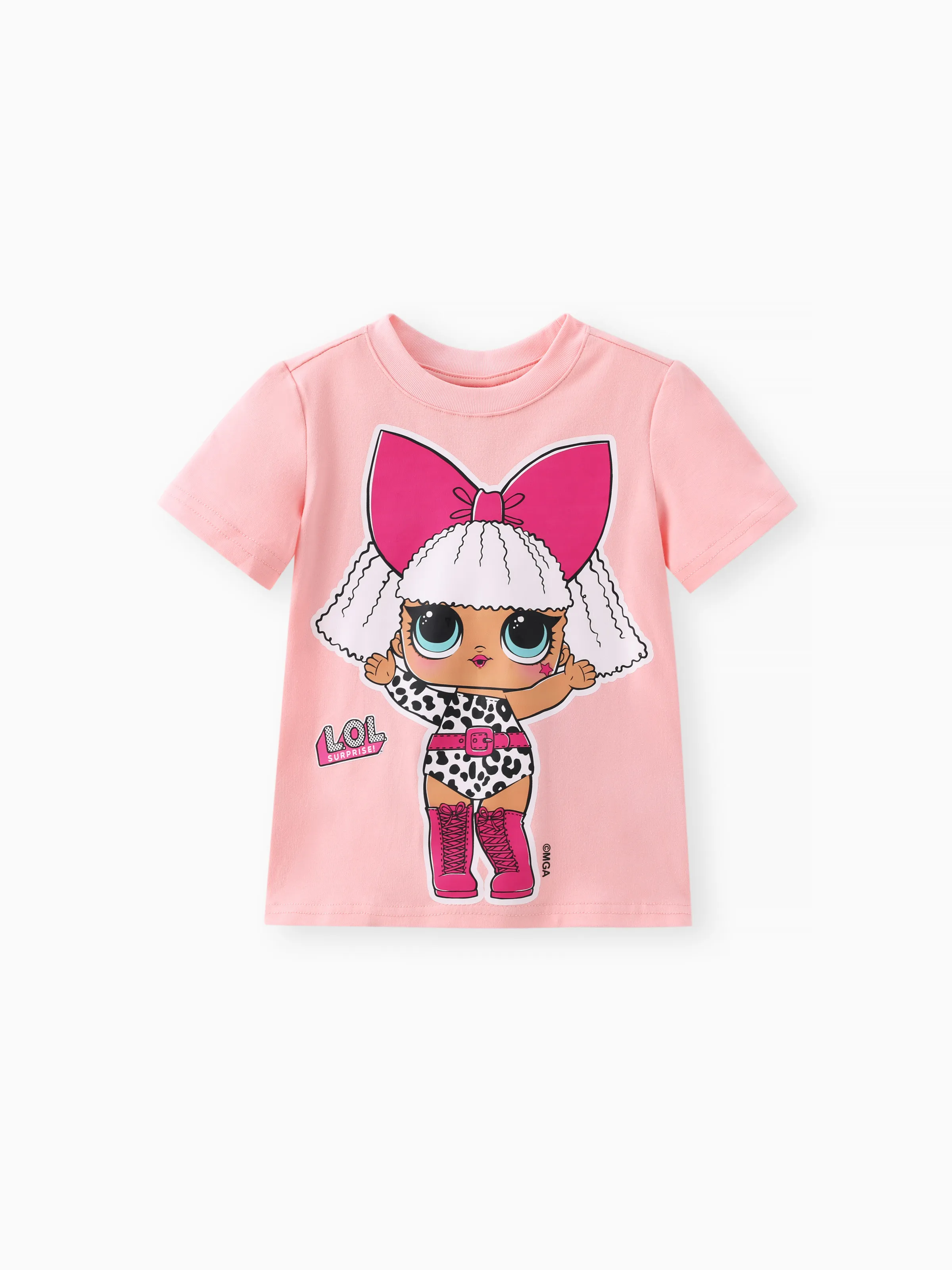 L.O.L. SURPRISE! Toddler/Kid Girl Cotton Character Print Short-sleeveTee