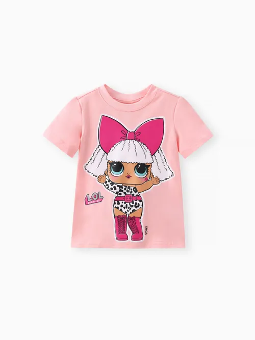 L.O.L. SURPRISE! Toddler/Kid Girl Cotton Character Print Short-sleeveTee