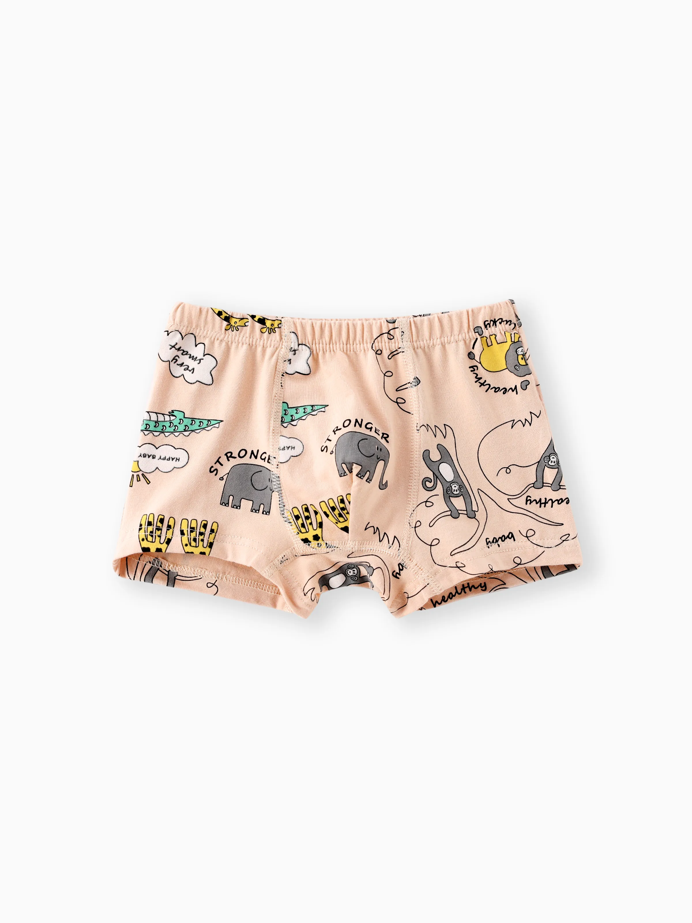 

Childlike Animal Pattern Cotton Tight Boy Underwear Set