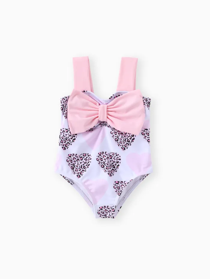 Dia dos Namorados Hyper-Tactile Baby Girl Swimsuit Set