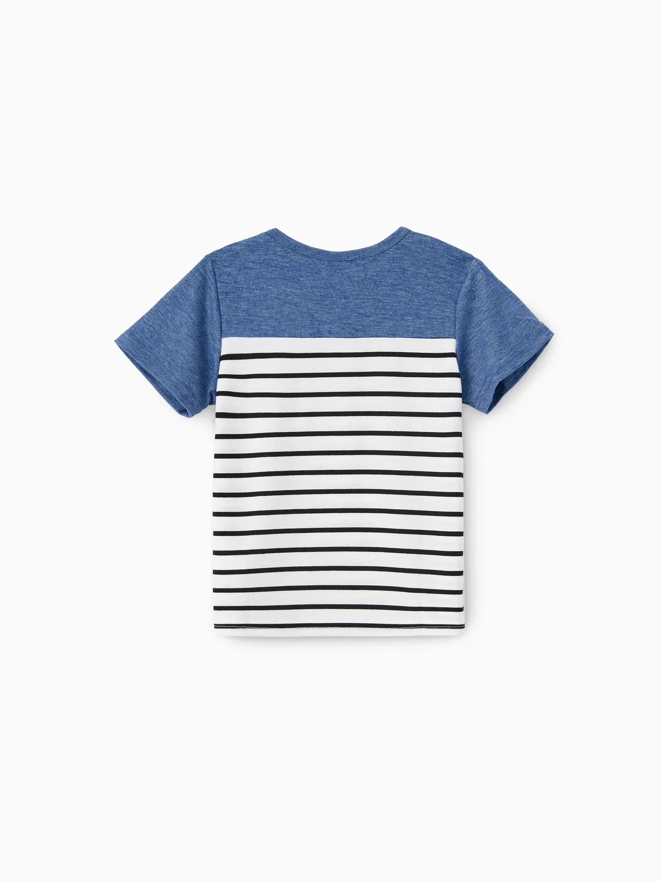 Boy - Family Matching Soft Casual Outfit with Below Knee Dresses, Front Buttons, Belted Design - Blue - image 18