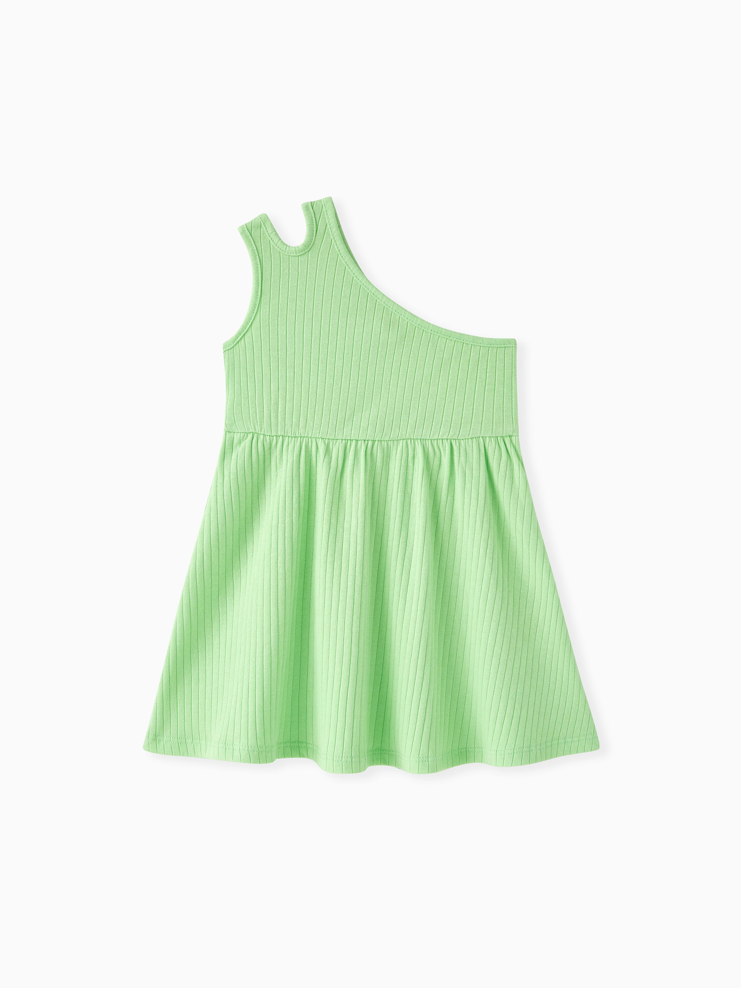 

Toddler Girl Textured Solid Sleeveless Dress