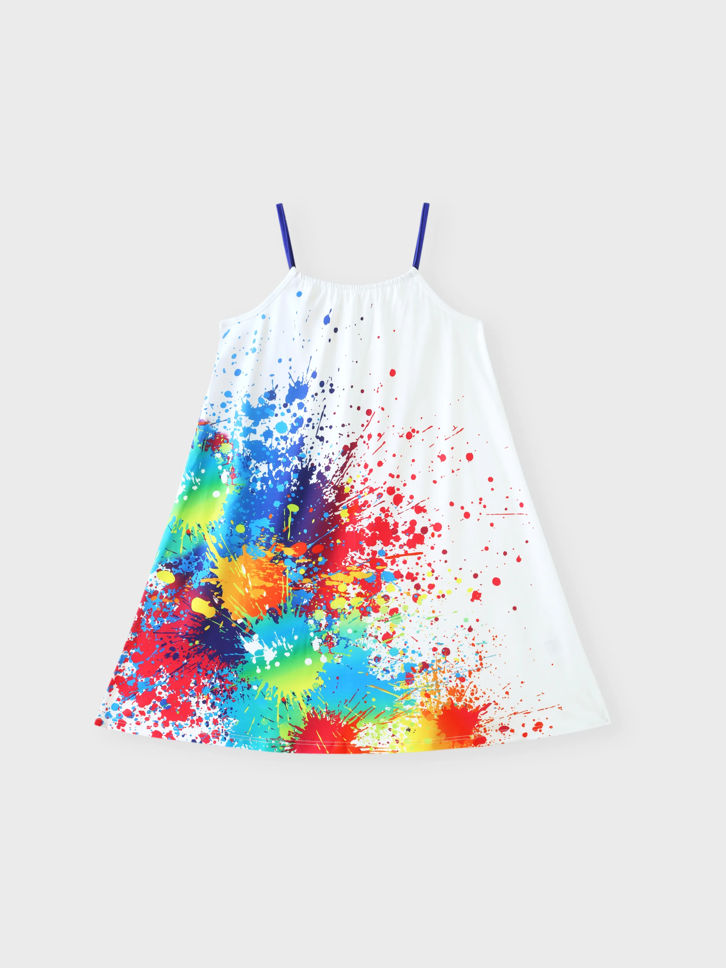 

Kid Girl Painting/Butterfly Print Cami Dress