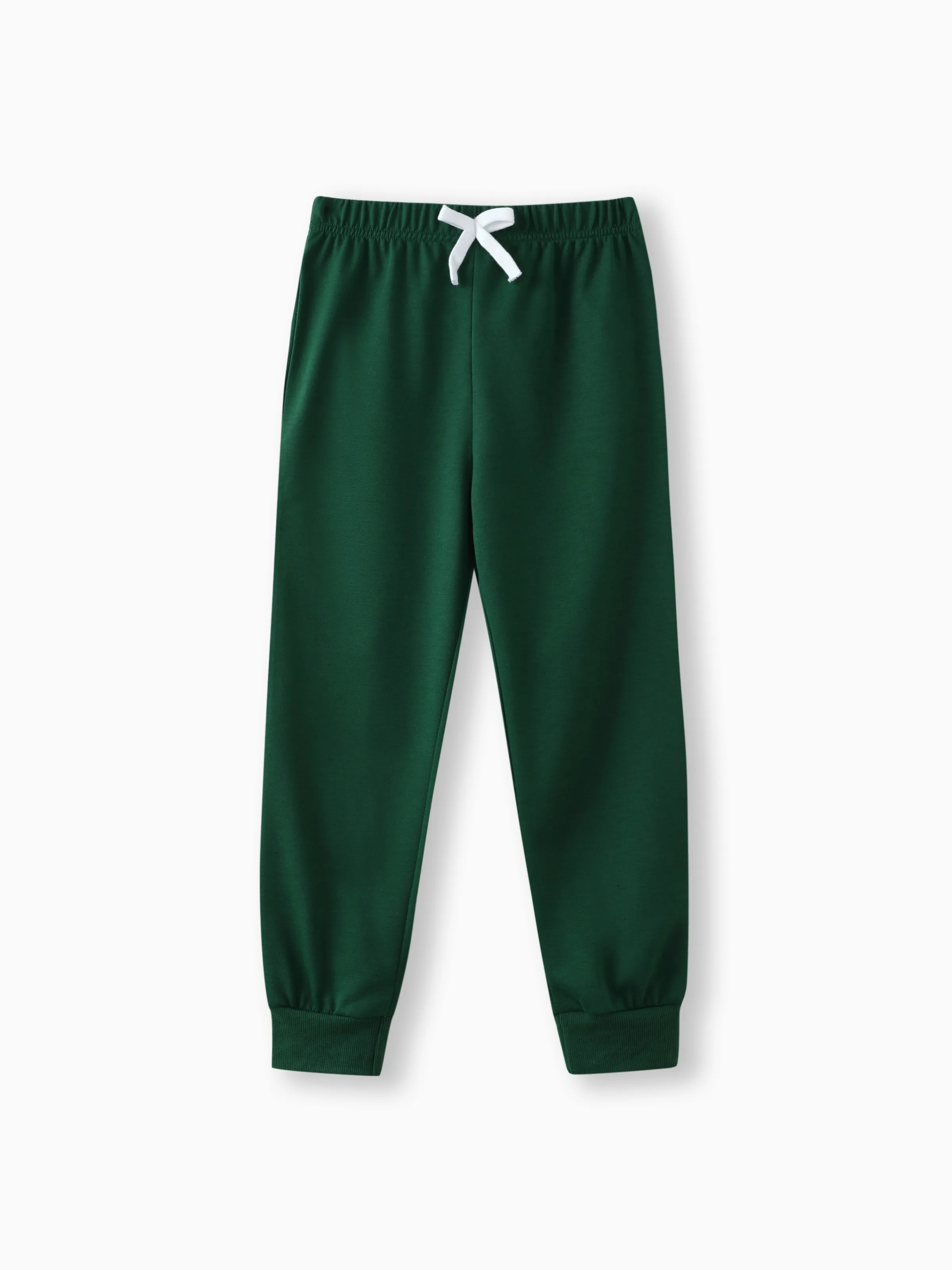 

Kid Boy/Kid Girl Solid Color Elasticized Pants