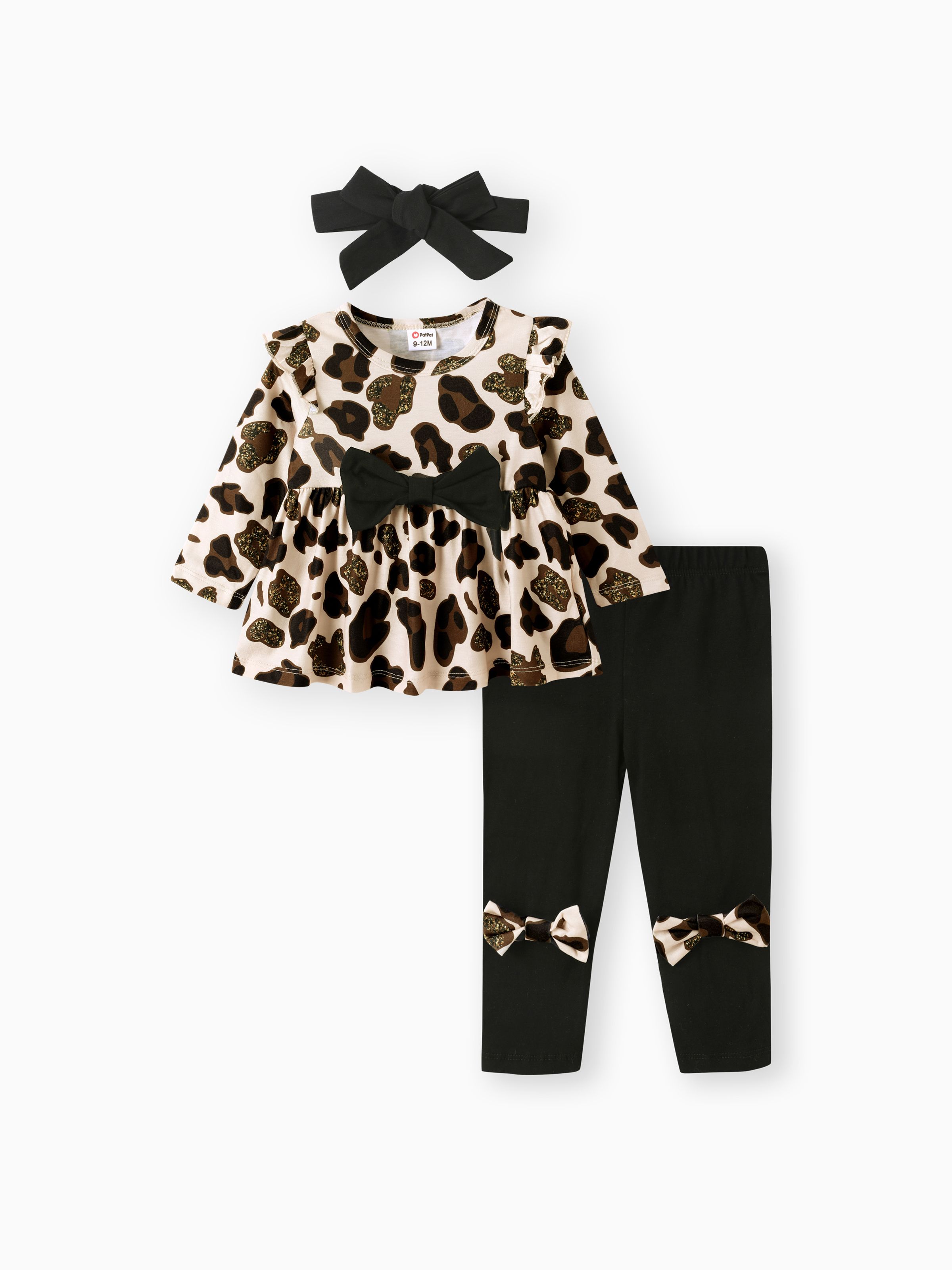 leopard ruffle top