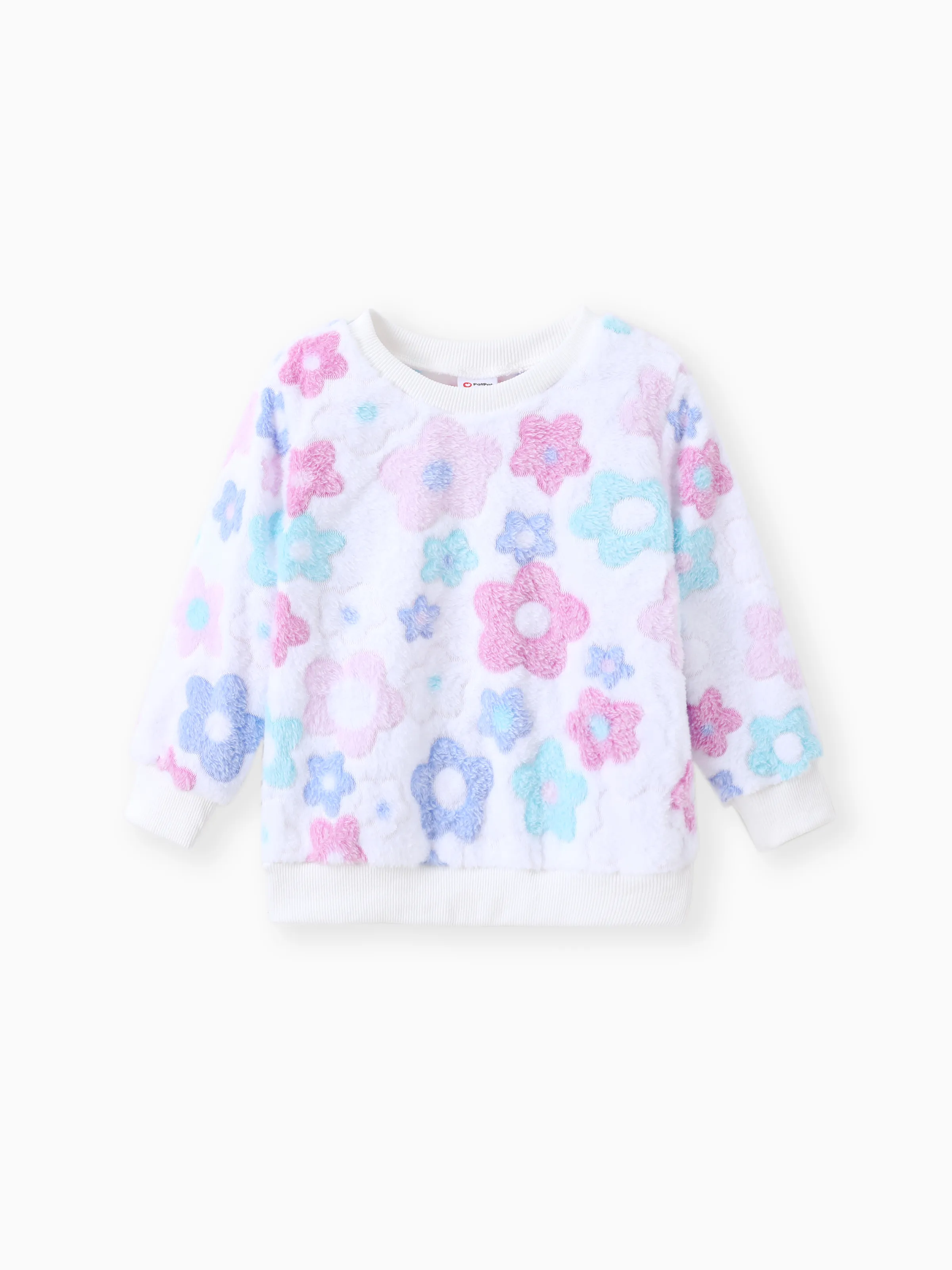 

Toddler Girl Floral Sweatshirt/Top