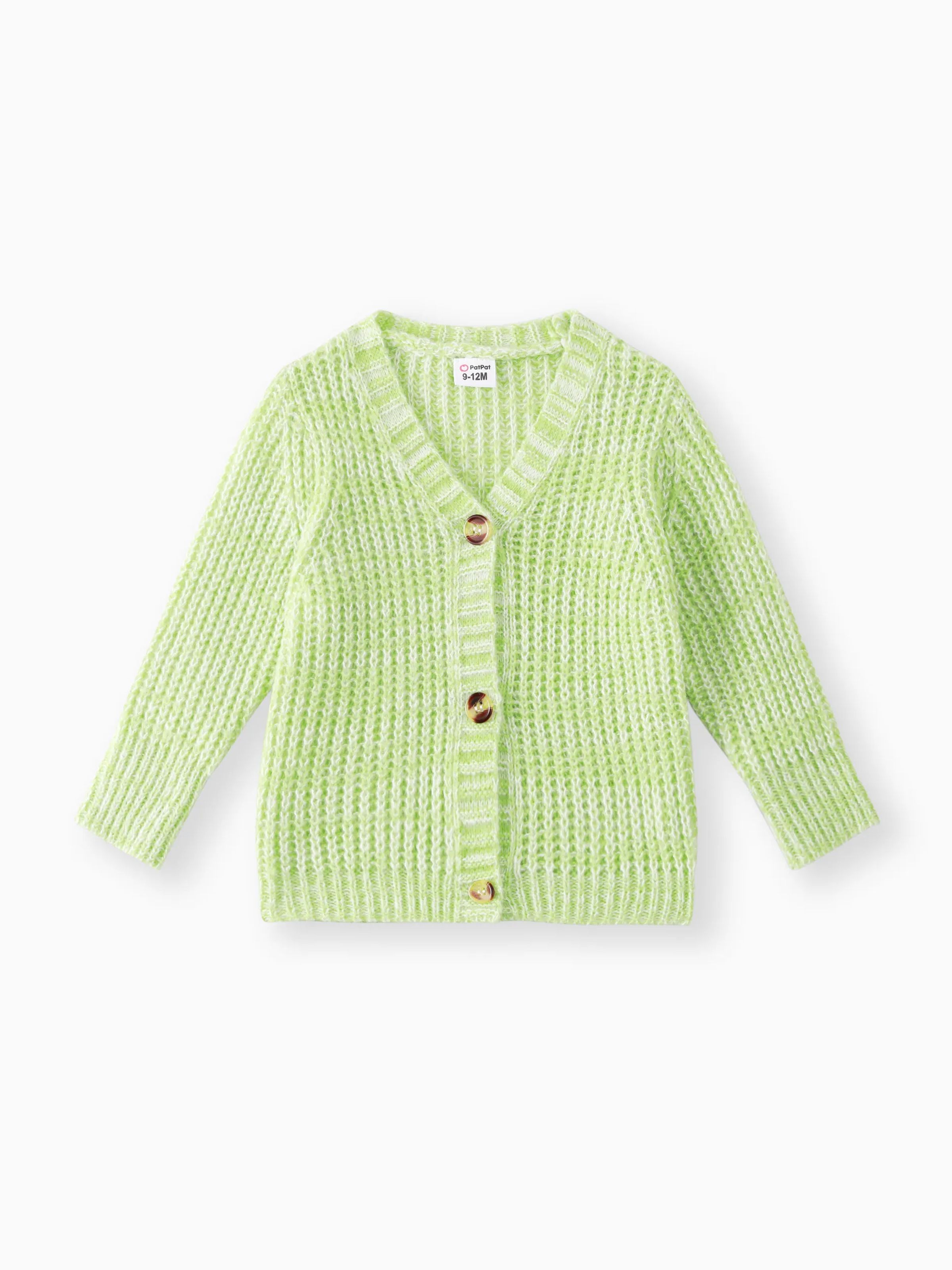 

Baby Knit Cardigans Button Sweater Coat