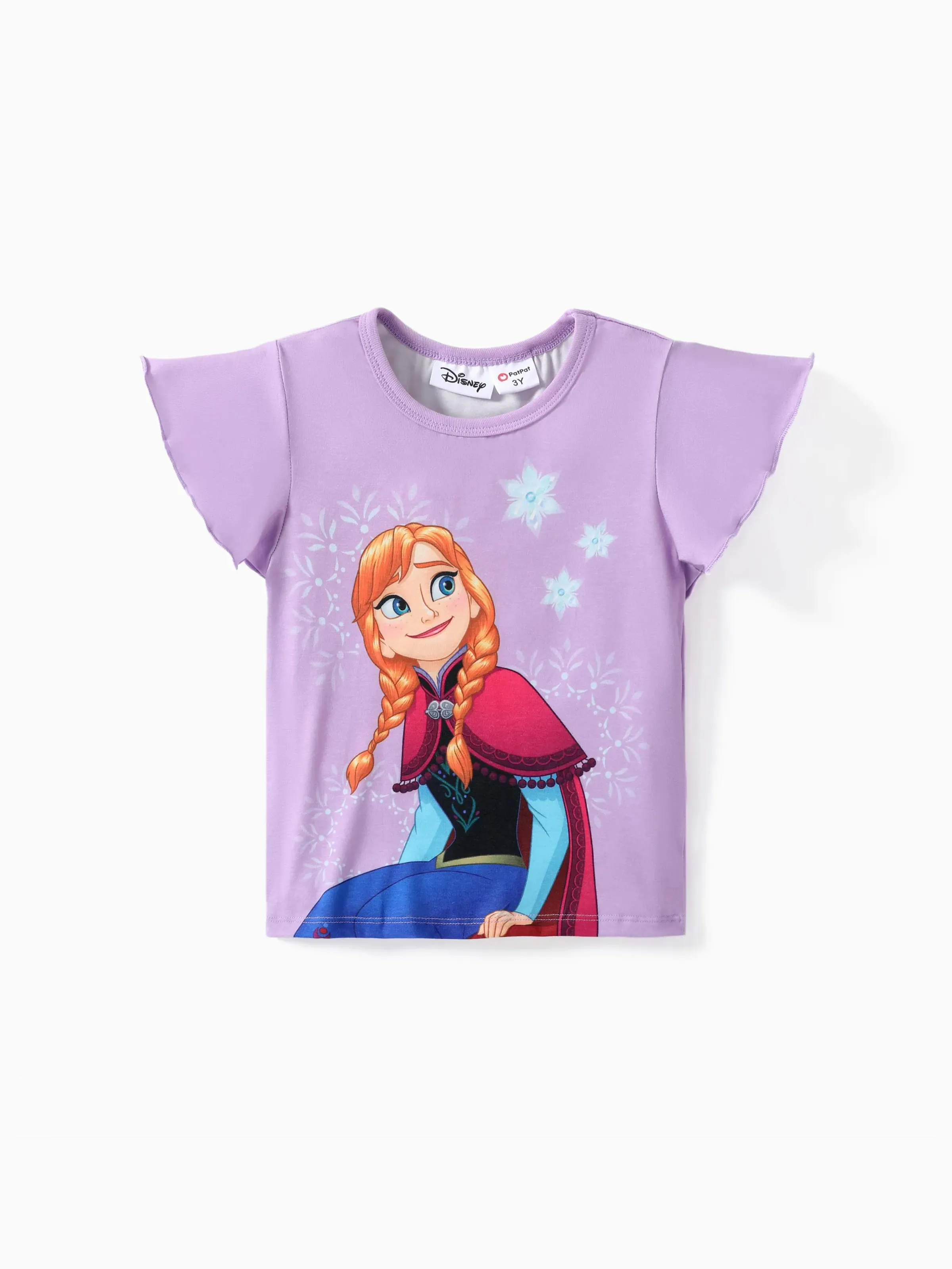 

Disney Frozen Toddler Girls Elsa/Anna 1pc Naia™ Character Print Ruffle-sleeve Top