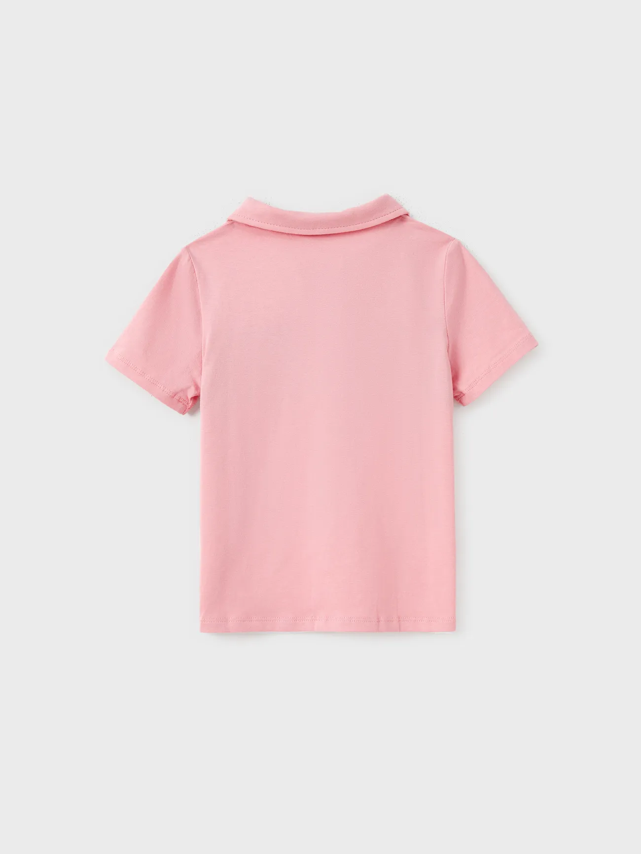 Boy - Pink Matching Family Summer Outfits - Polo Shirts and Dresses for Vacation/Cruise/Resort - Pink - image 18
