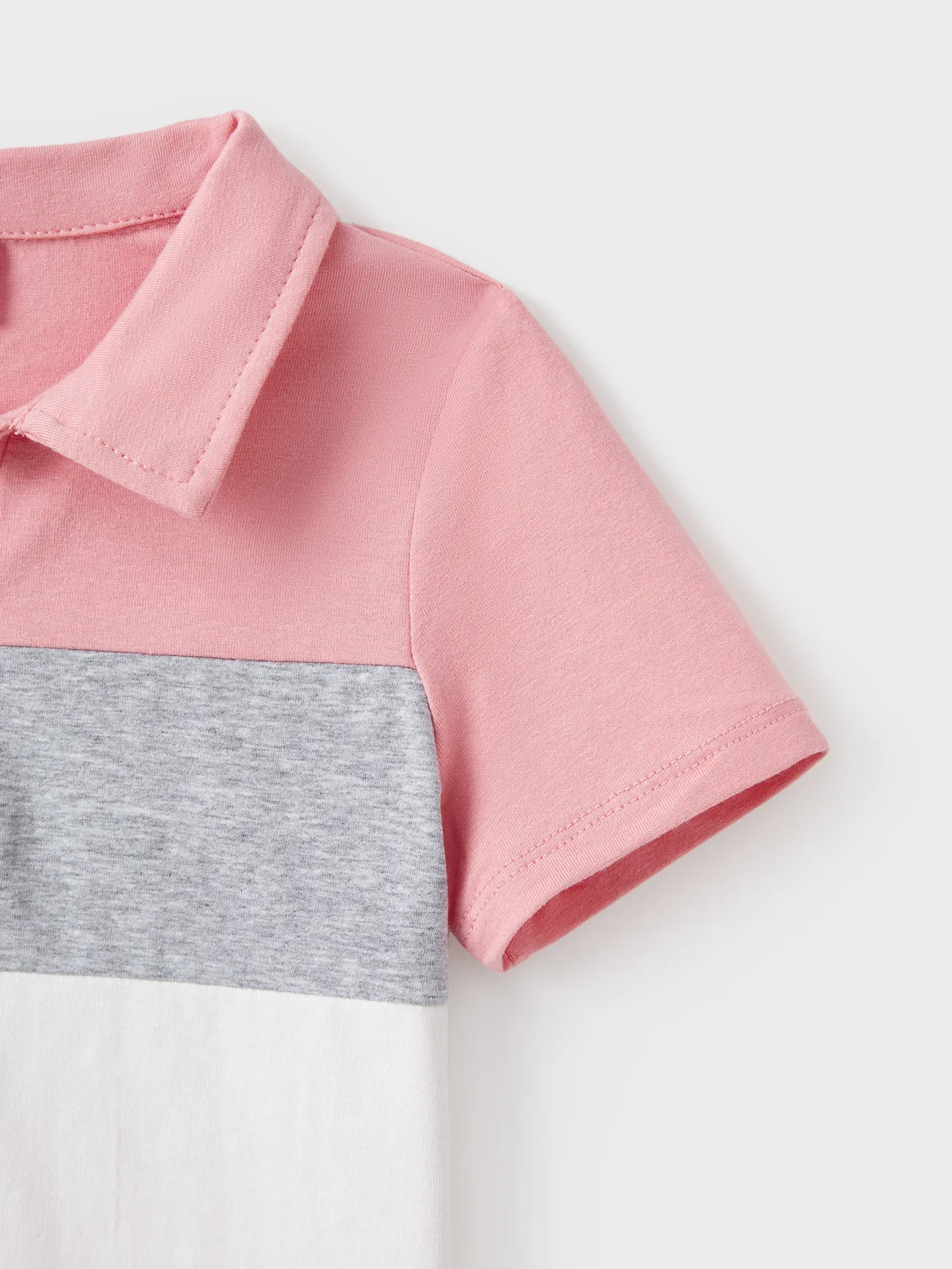 Boy - Pink Matching Family Summer Outfits - Polo Shirts and Dresses for Vacation/Cruise/Resort - Pink - image 20