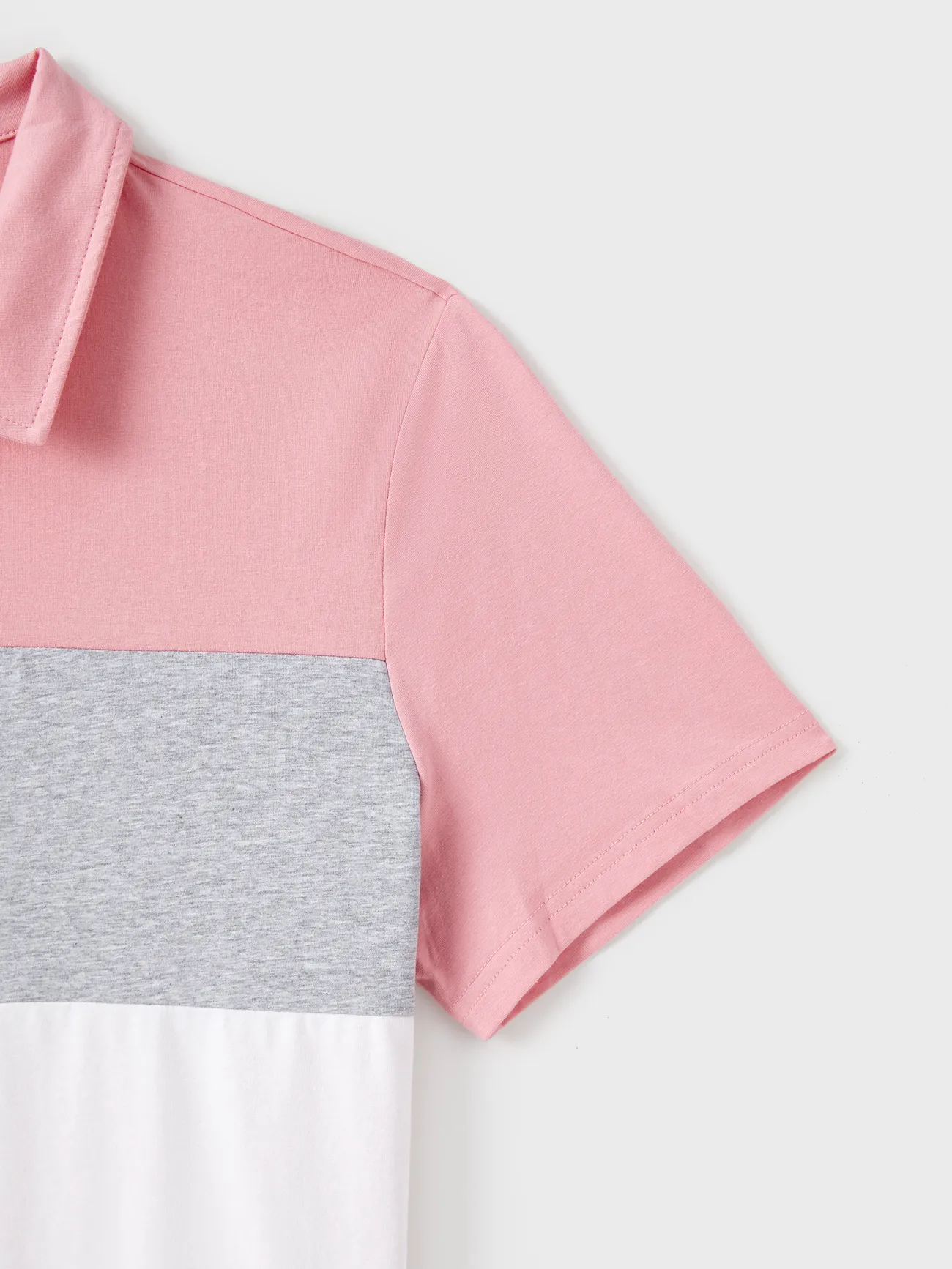 Men - Pink Matching Family Summer Outfits - Polo Shirts and Dresses for Vacation/Cruise/Resort - Pink - image 25